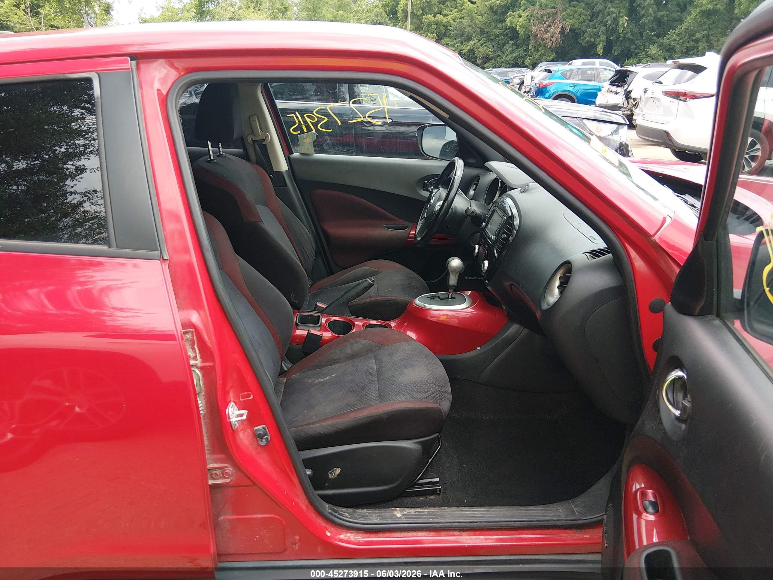 2015 Nissan Juke Sv Red vin: JN8AF5MR6FT508820