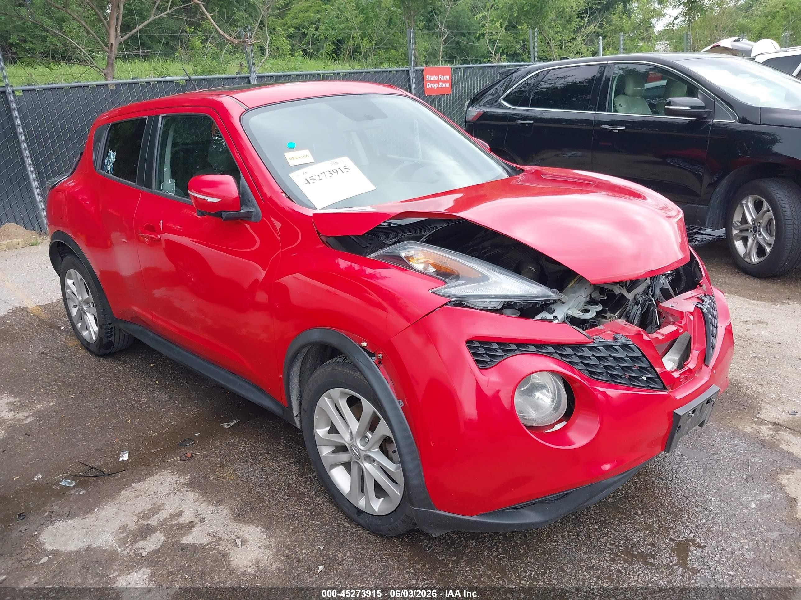 2015 Nissan Juke Sv Red vin: JN8AF5MR6FT508820