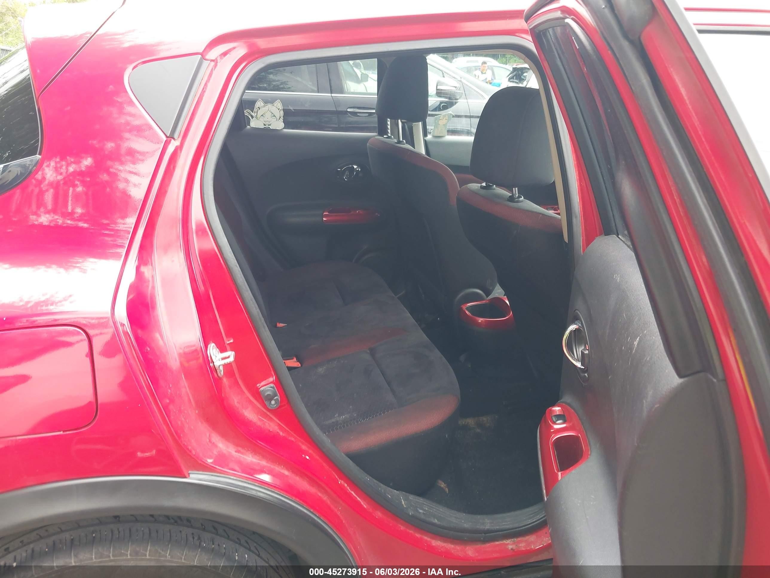 2015 Nissan Juke Sv Red vin: JN8AF5MR6FT508820