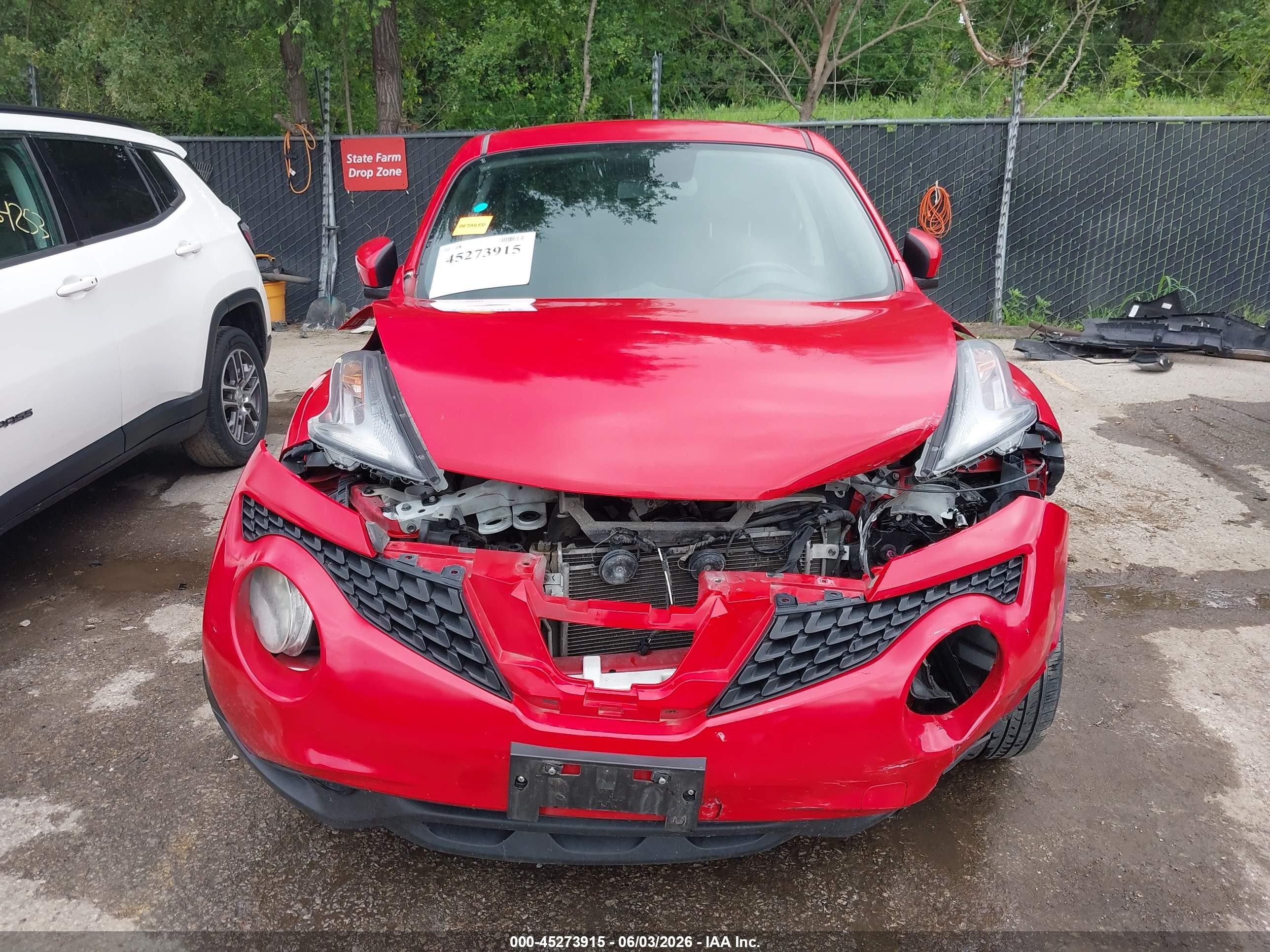 2015 Nissan Juke Sv Red vin: JN8AF5MR6FT508820