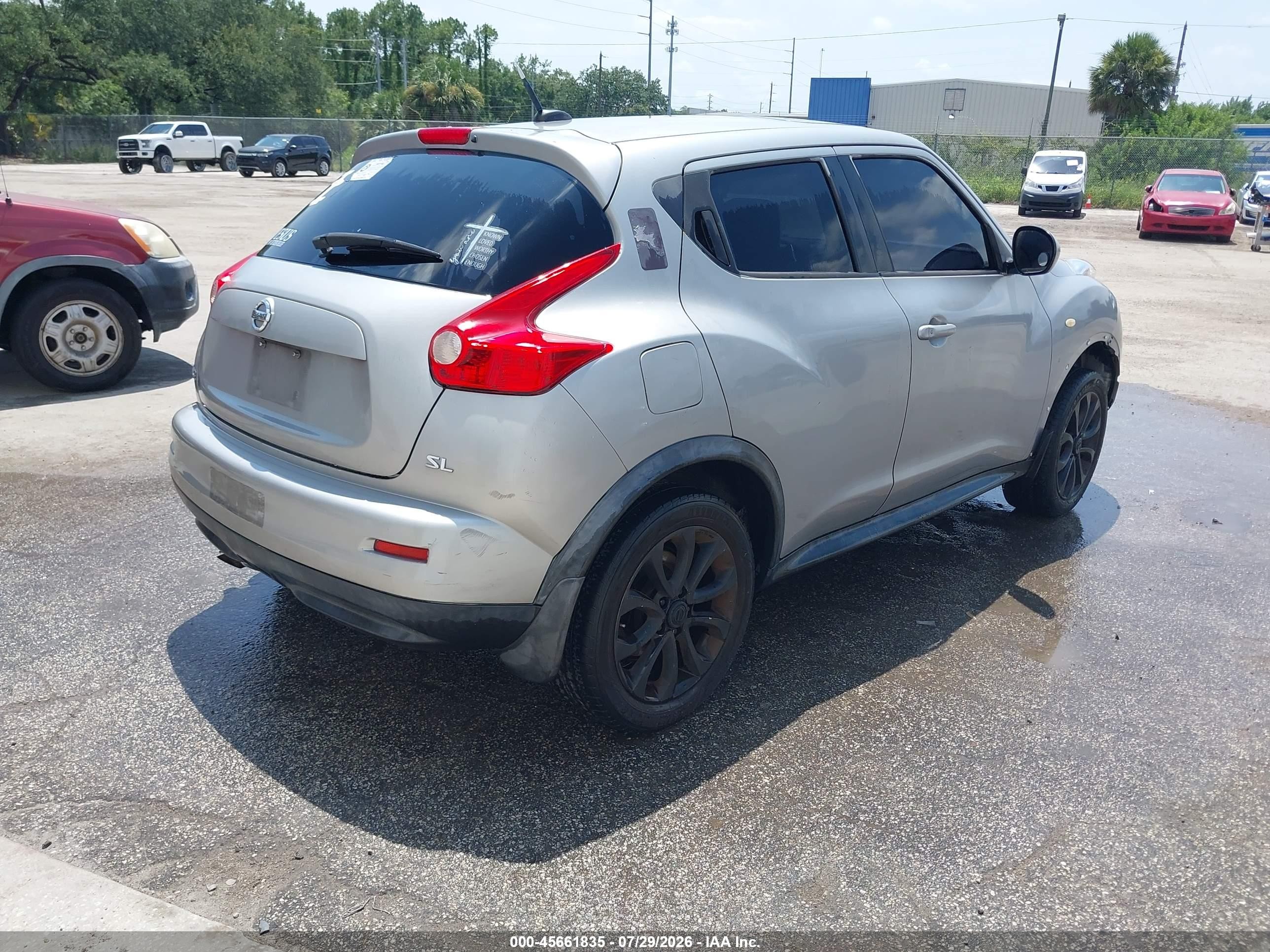2011 Nissan Juke Sl Silver vin: JN8AF5MR7BT004058