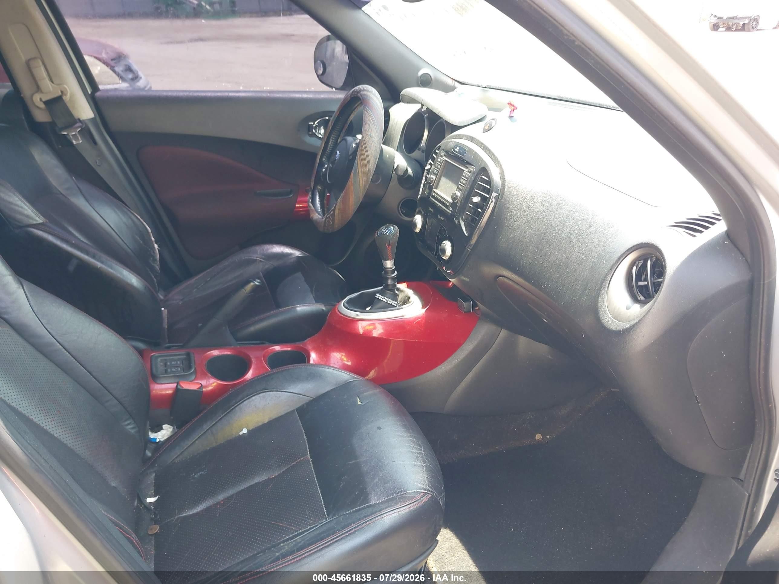 2011 Nissan Juke Sl Silver vin: JN8AF5MR7BT004058