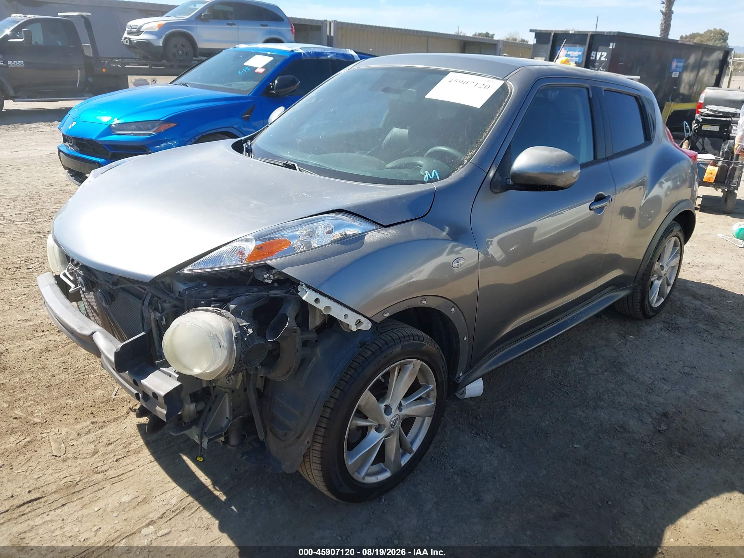 2012 Nissan Juke Sl Gray vin: JN8AF5MR7CT101102