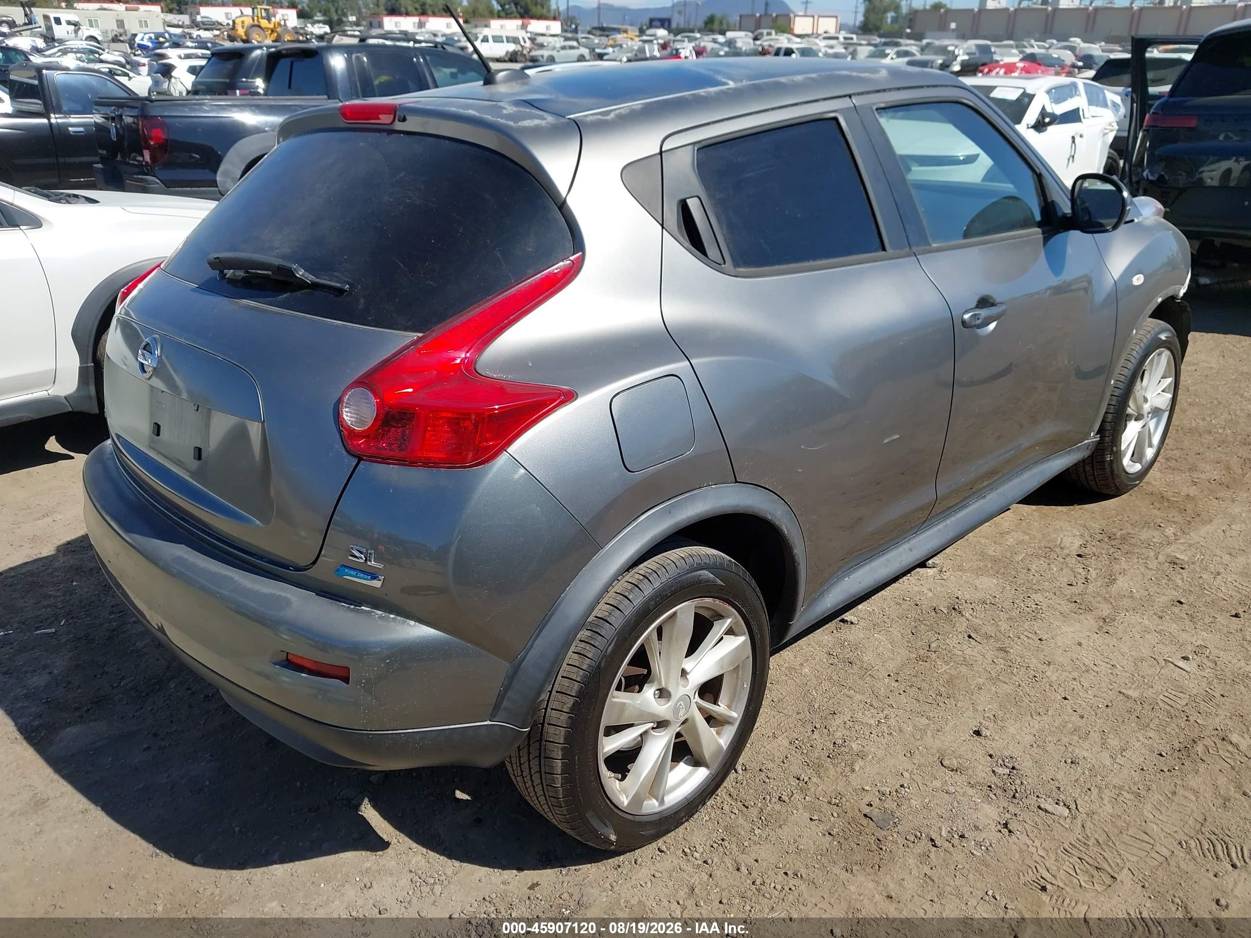 2012 Nissan Juke Sl Gray vin: JN8AF5MR7CT101102