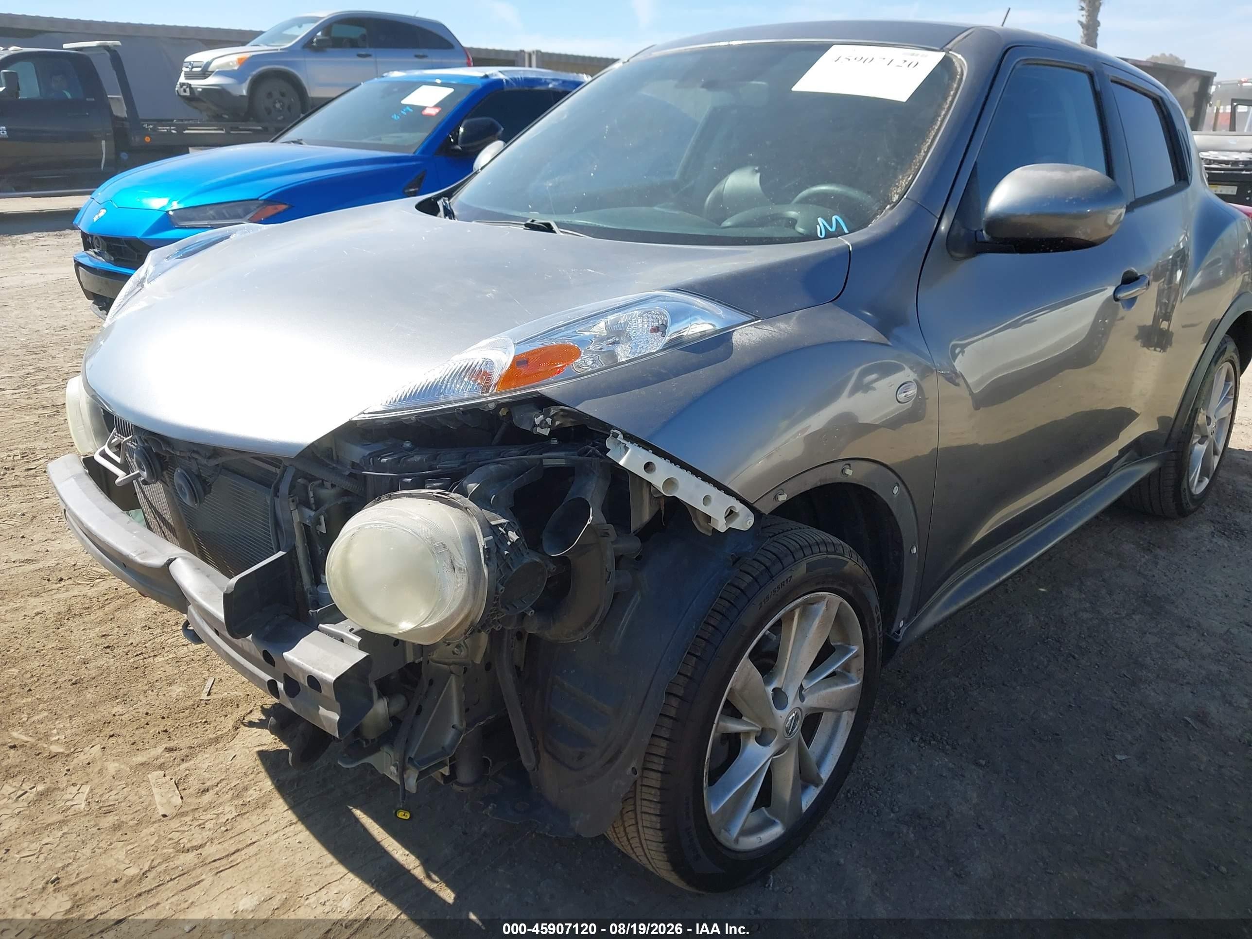2012 Nissan Juke Sl Gray vin: JN8AF5MR7CT101102