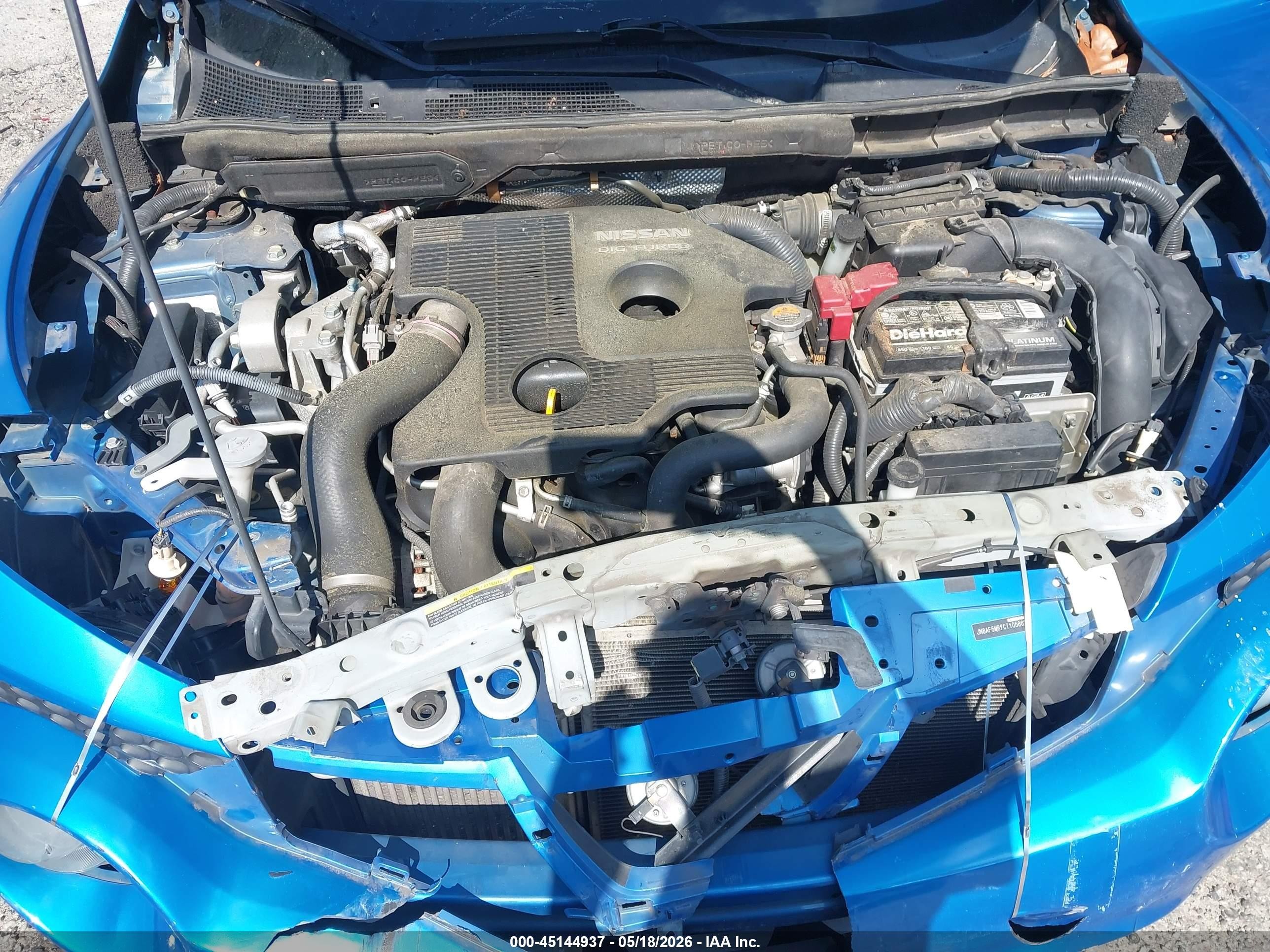 2012 Nissan Juke Sv Blue vin: JN8AF5MR7CT105862