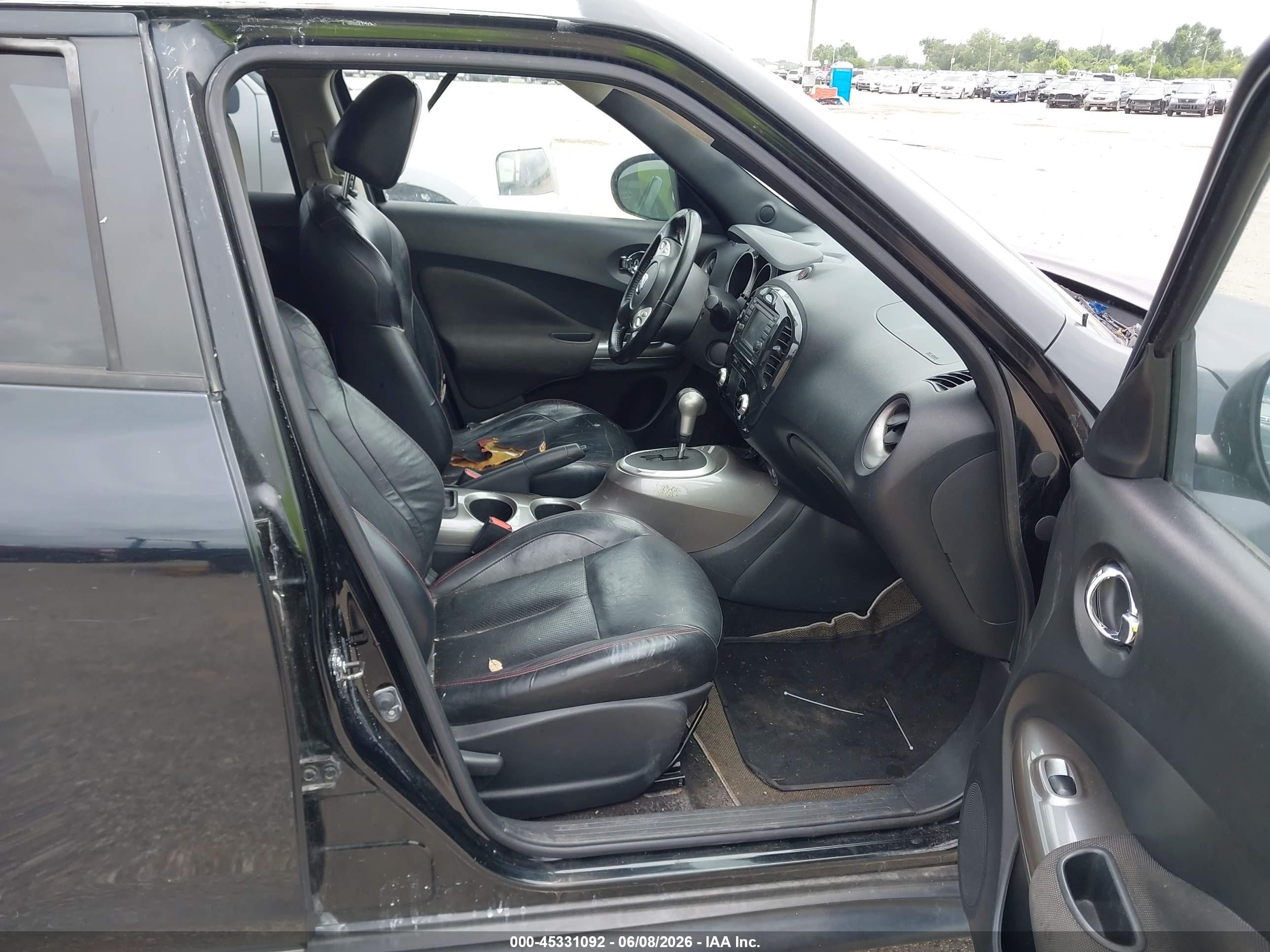 2012 Nissan Juke Sl Black vin: JN8AF5MR7CT111807