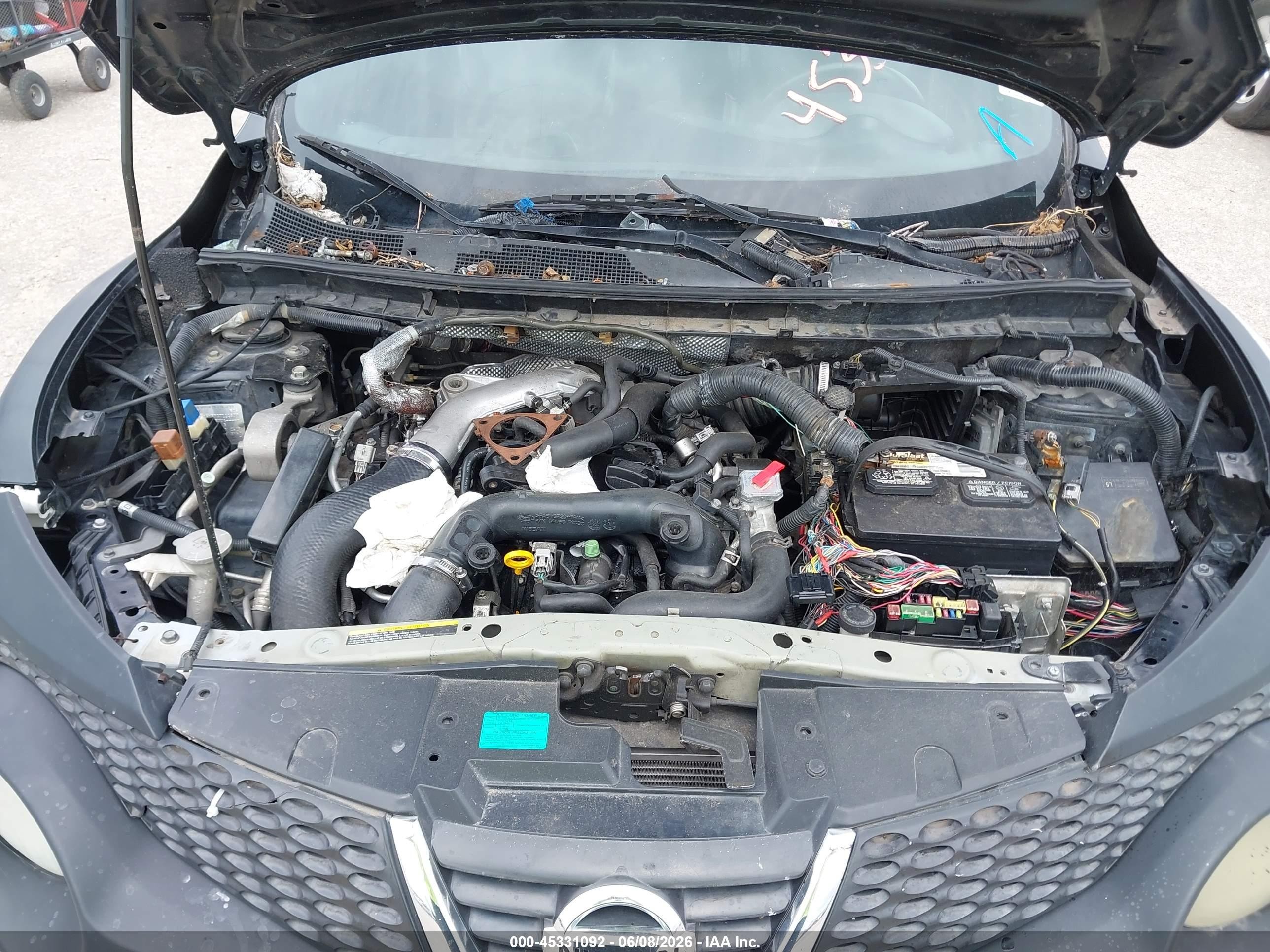 2012 Nissan Juke Sl Black vin: JN8AF5MR7CT111807