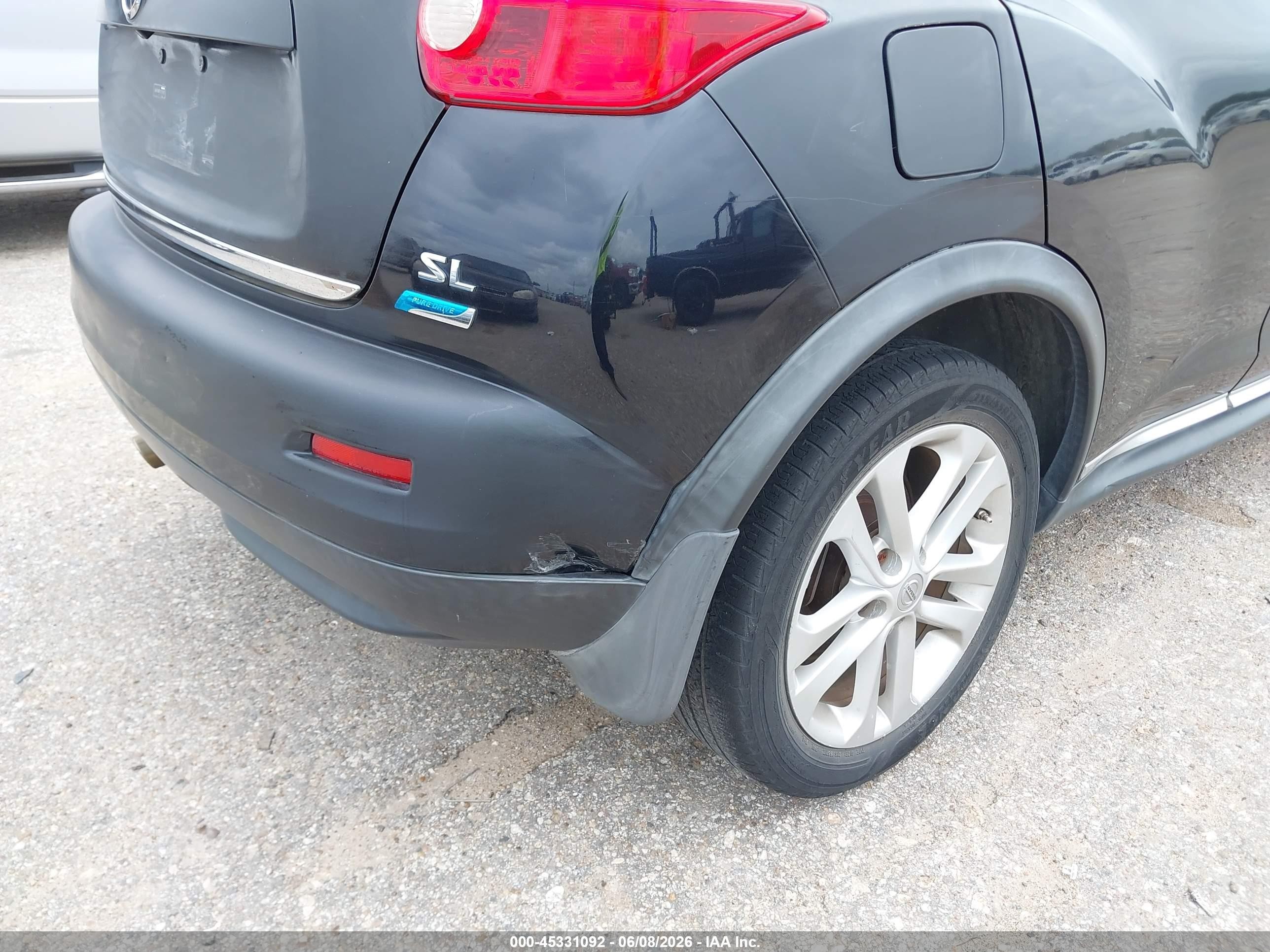 2012 Nissan Juke Sl Black vin: JN8AF5MR7CT111807