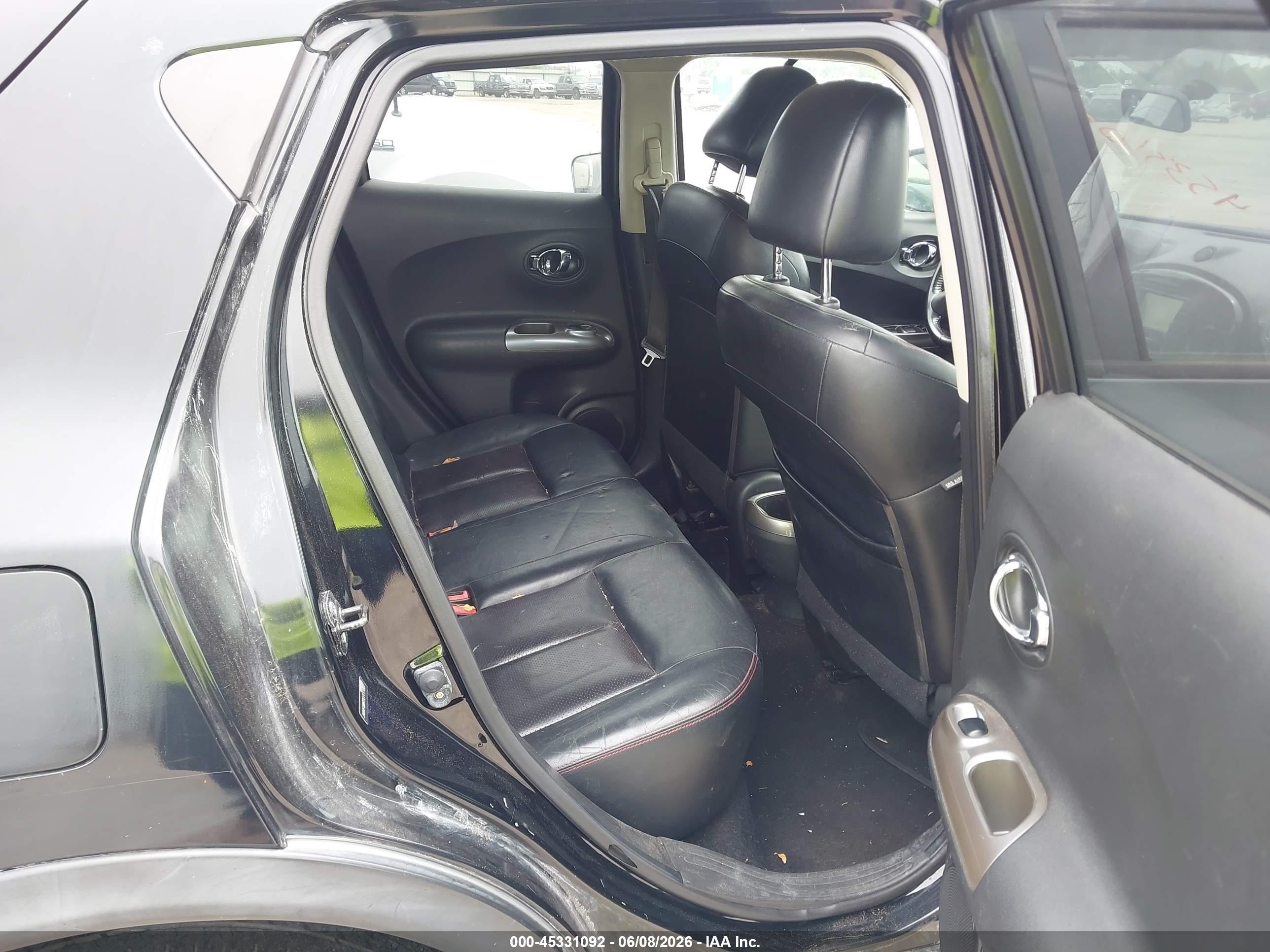 2012 Nissan Juke Sl Black vin: JN8AF5MR7CT111807