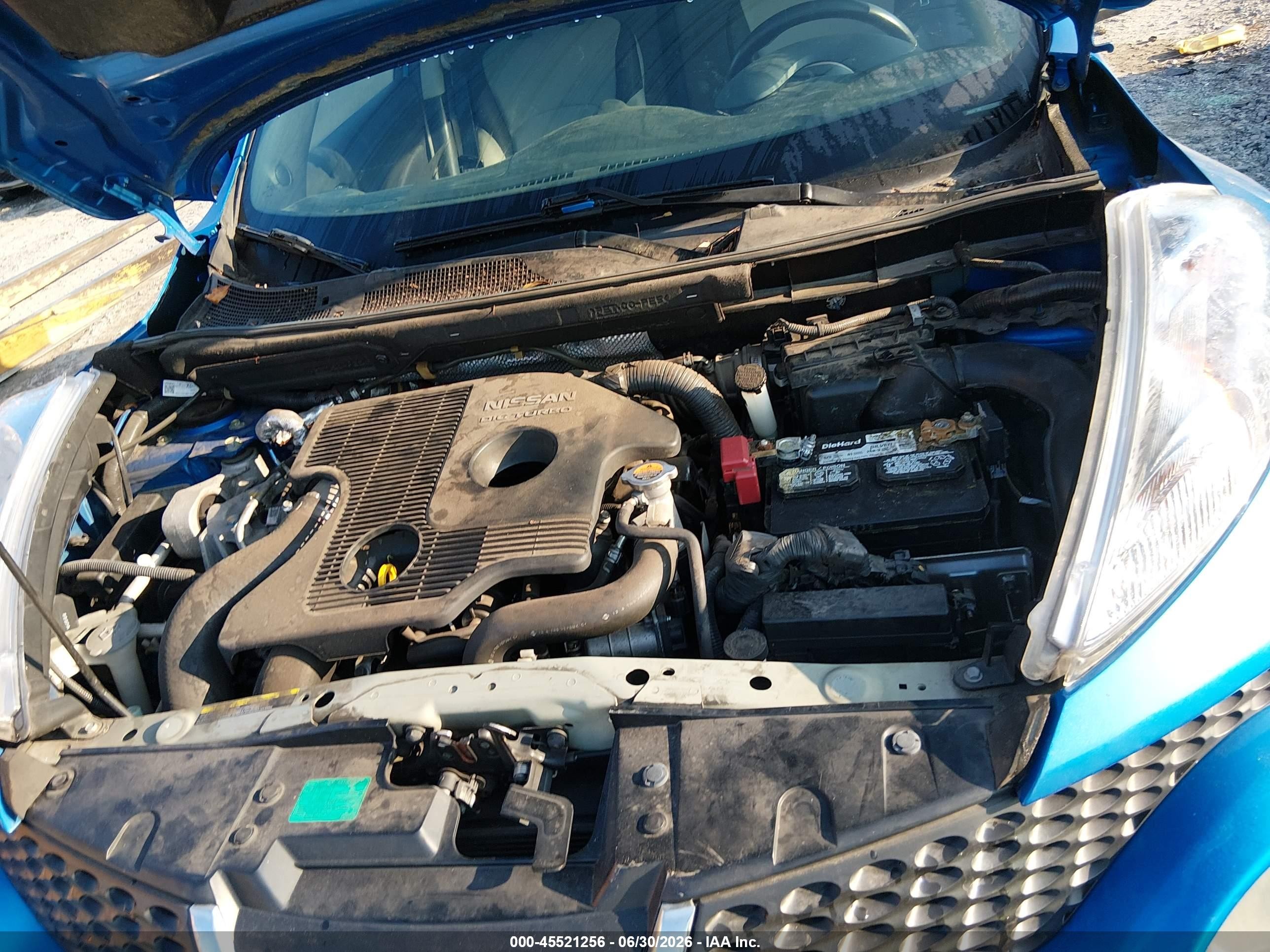 2012 Nissan Juke Sv Blue vin: JN8AF5MR7CT113394