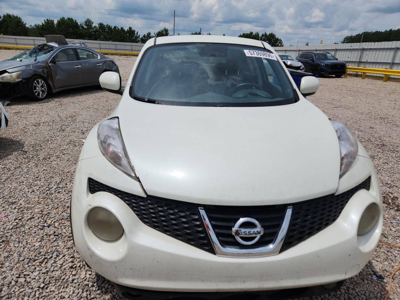 2012 Nissan Juke S White vin: JN8AF5MR7CT115551