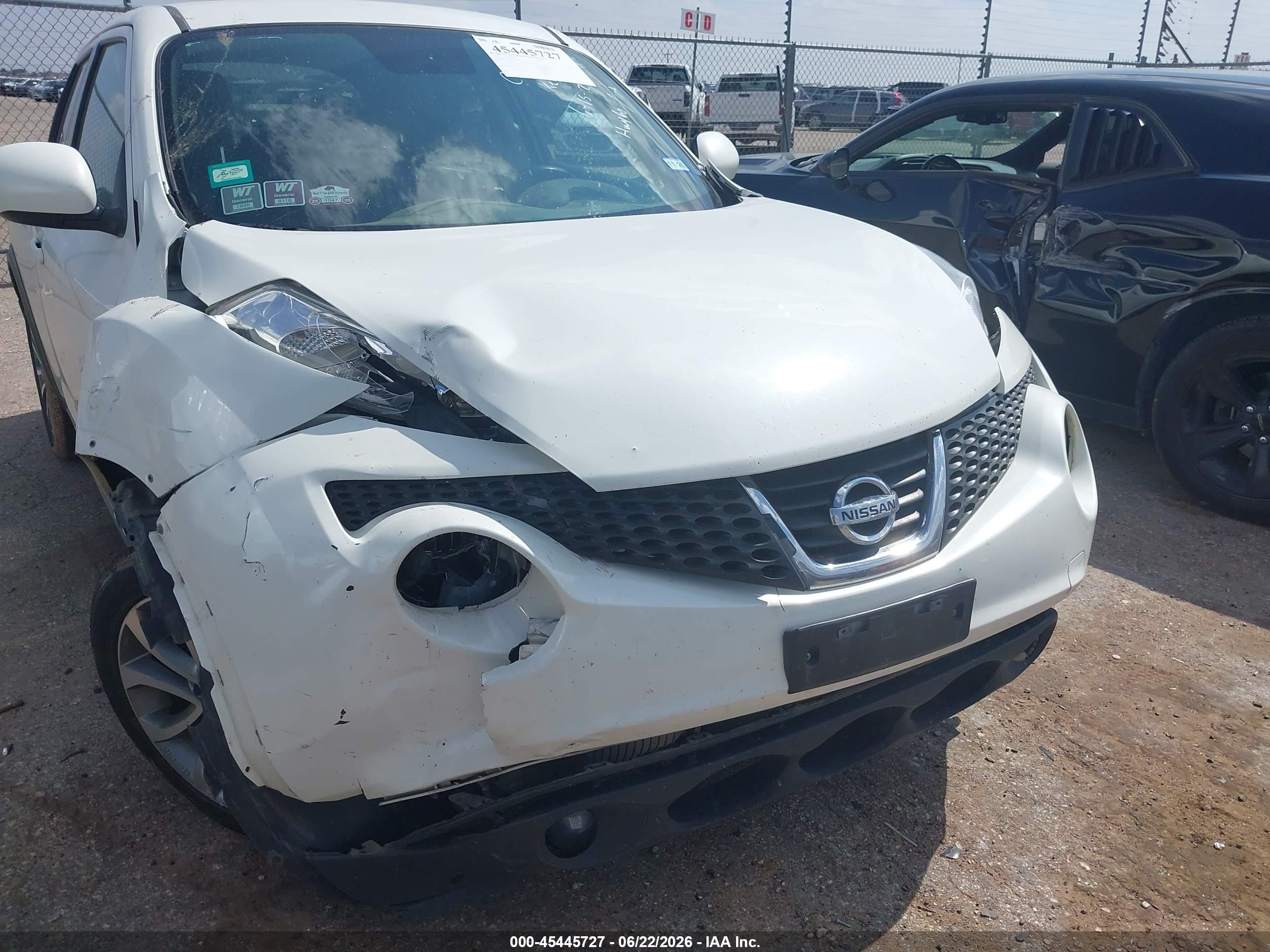 2013 Nissan Juke Sl White vin: JN8AF5MR7DT203050