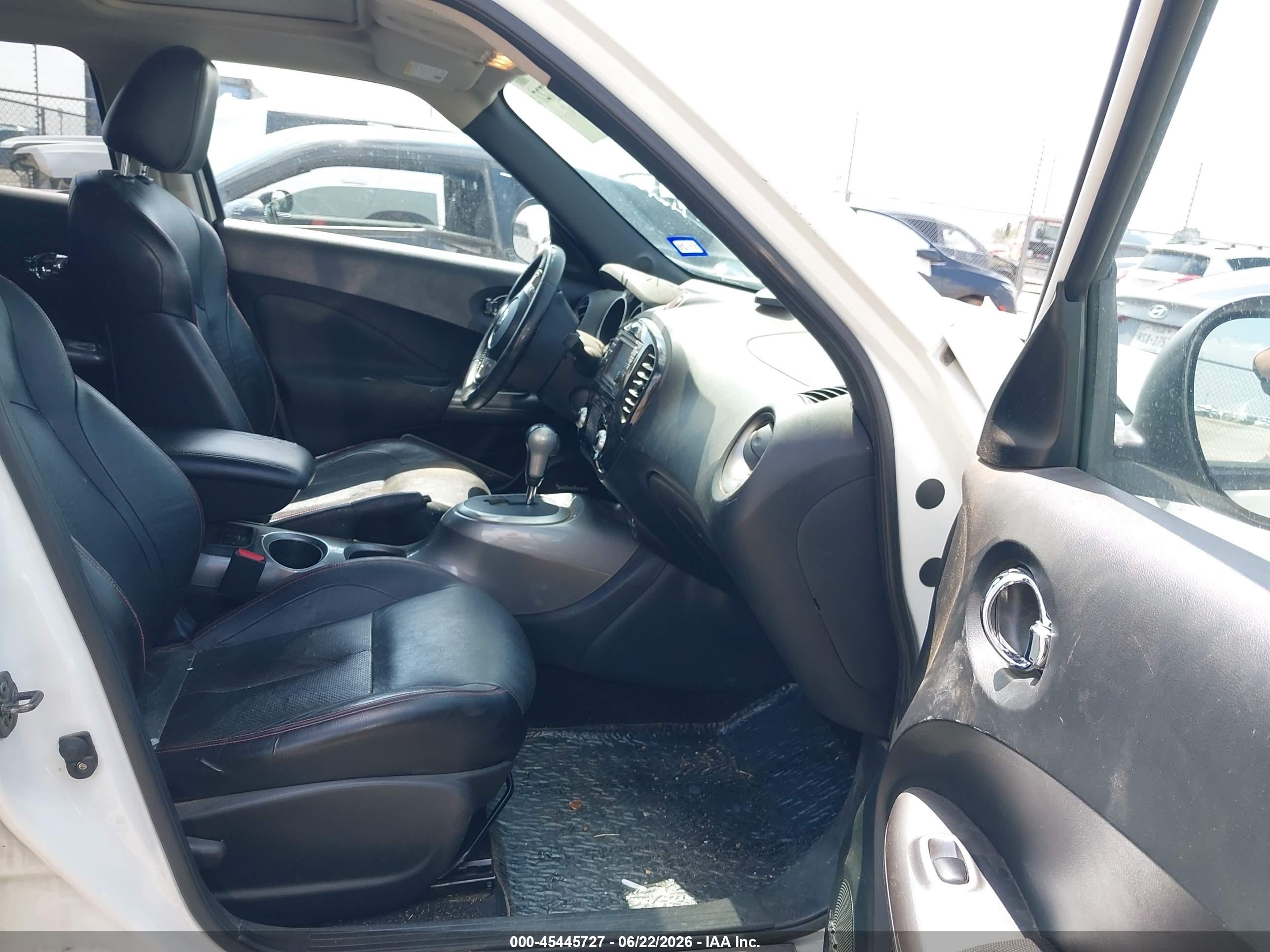 2013 Nissan Juke Sl White vin: JN8AF5MR7DT203050
