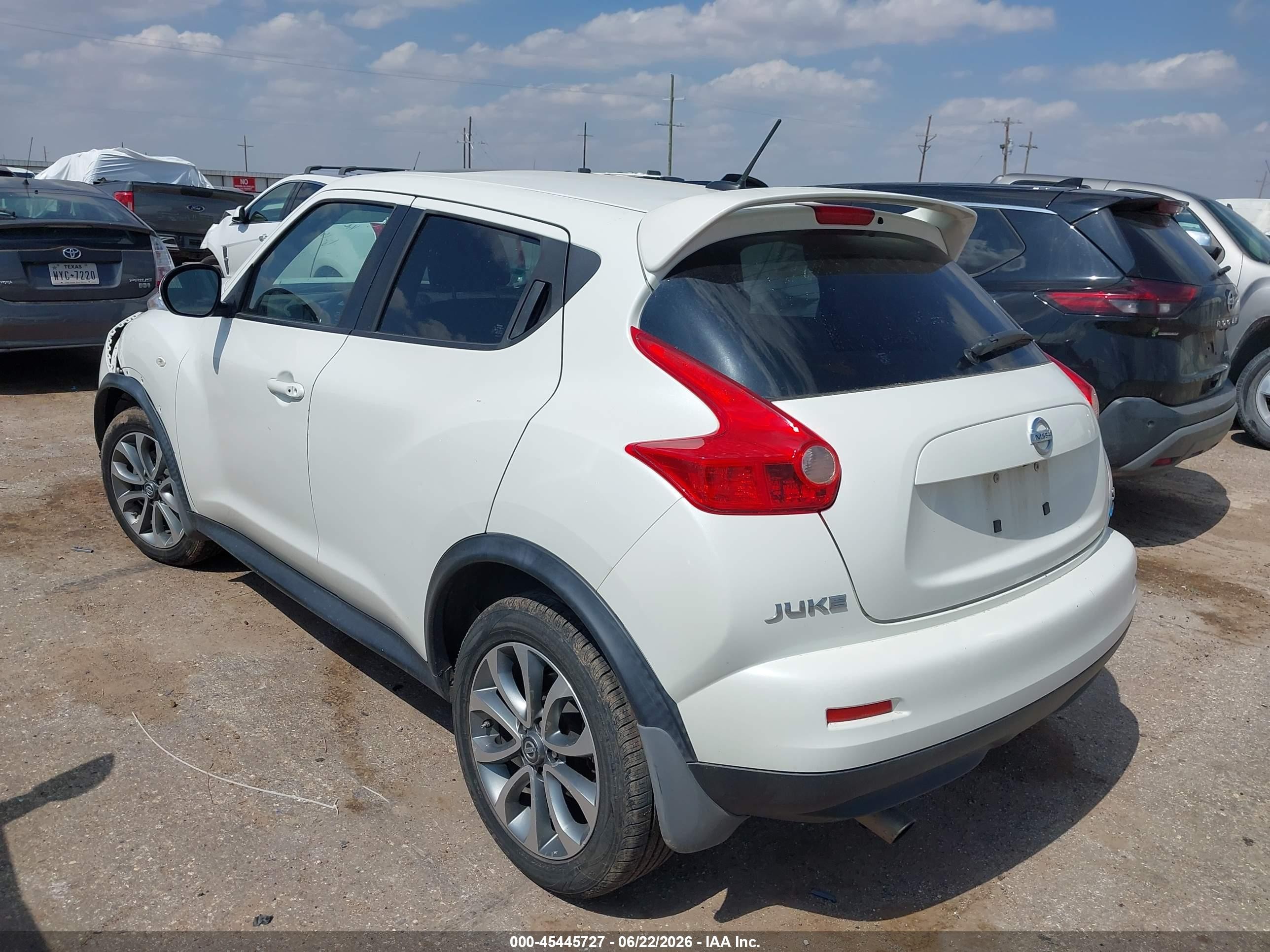 2013 Nissan Juke Sl White vin: JN8AF5MR7DT203050