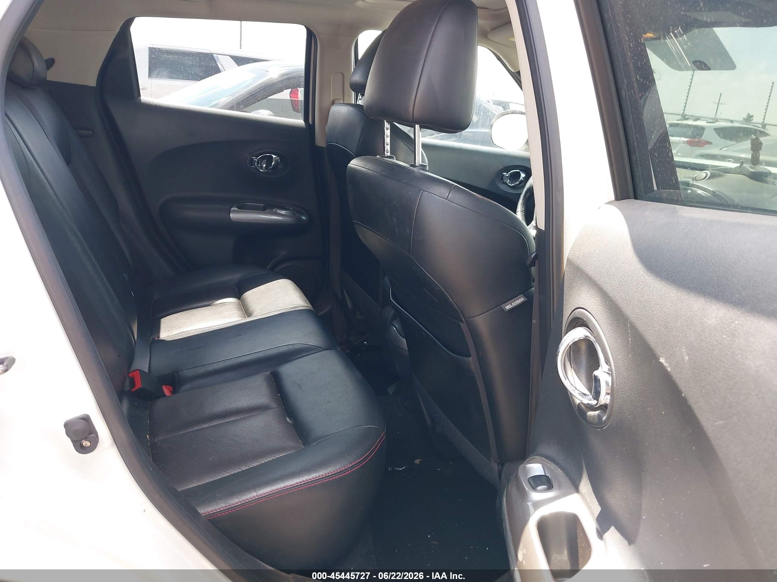 2013 Nissan Juke Sl White vin: JN8AF5MR7DT203050