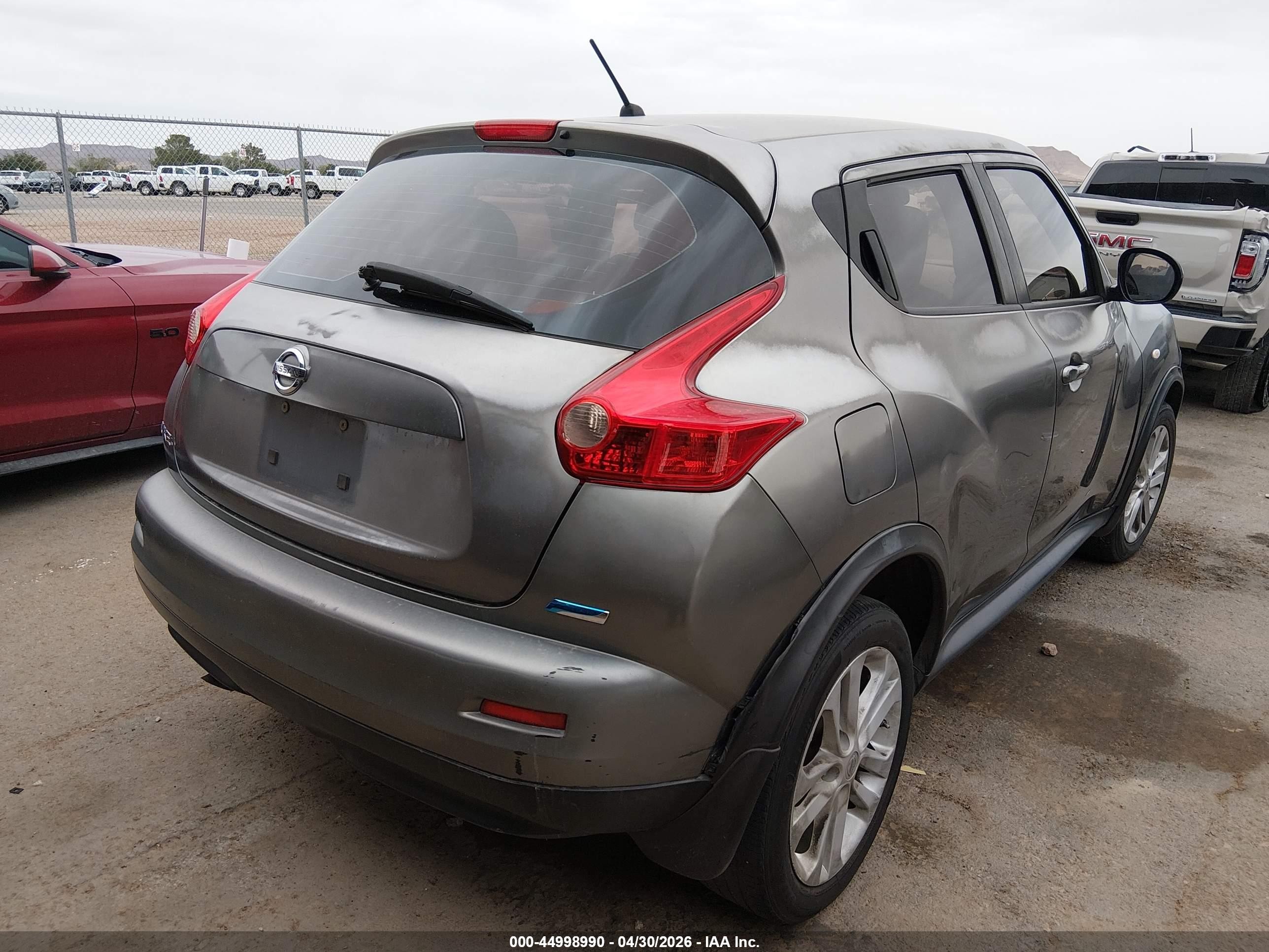 2013 Nissan Juke S Gray vin: JN8AF5MR7DT212489