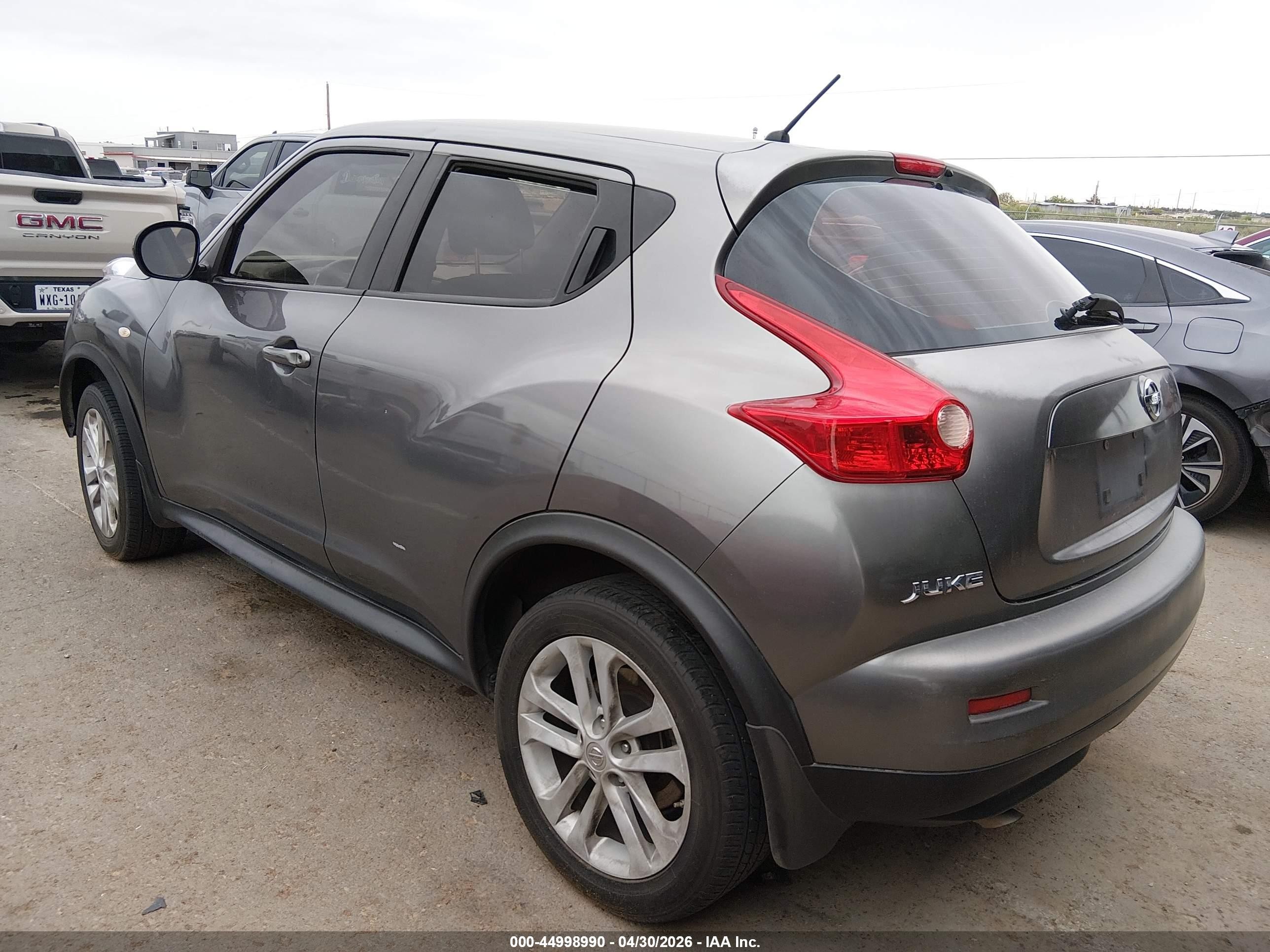 2013 Nissan Juke S Gray vin: JN8AF5MR7DT212489