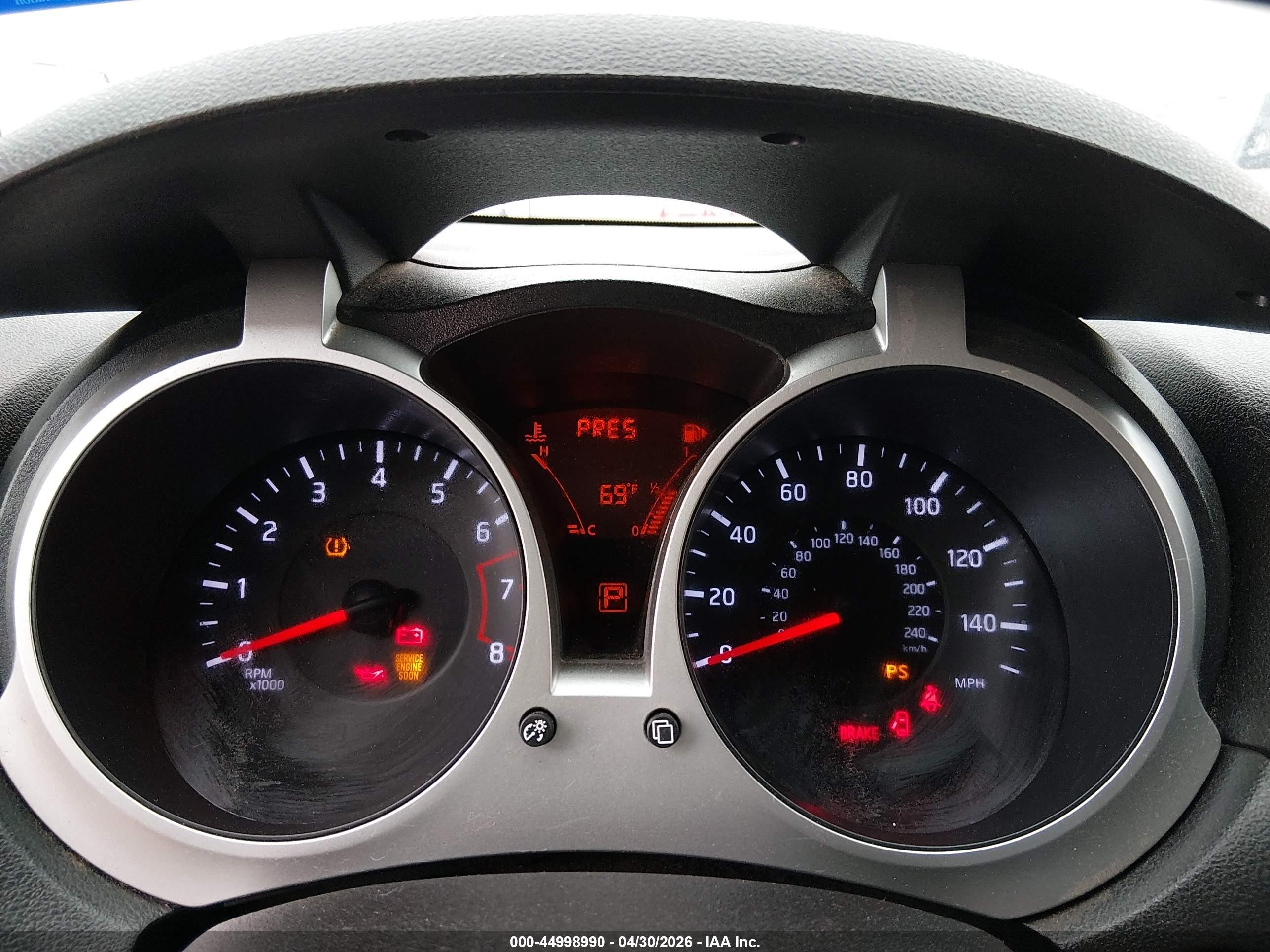 2013 Nissan Juke S Gray vin: JN8AF5MR7DT212489