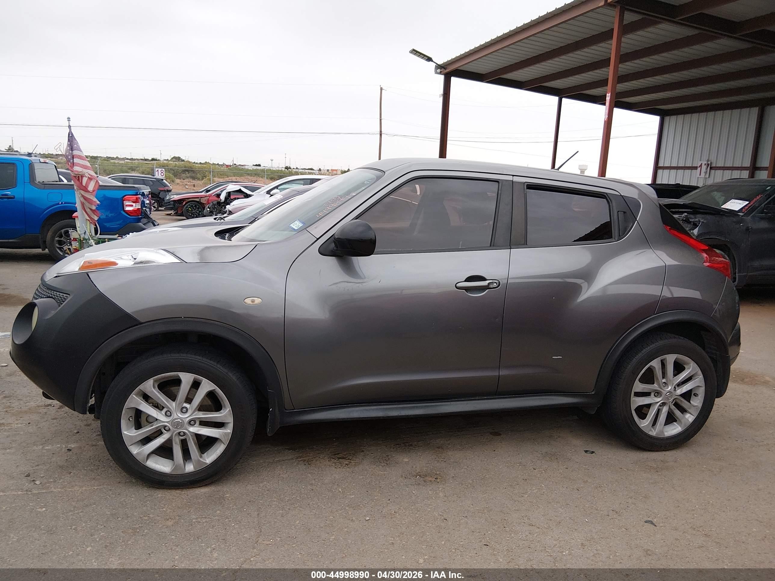 2013 Nissan Juke S Gray vin: JN8AF5MR7DT212489