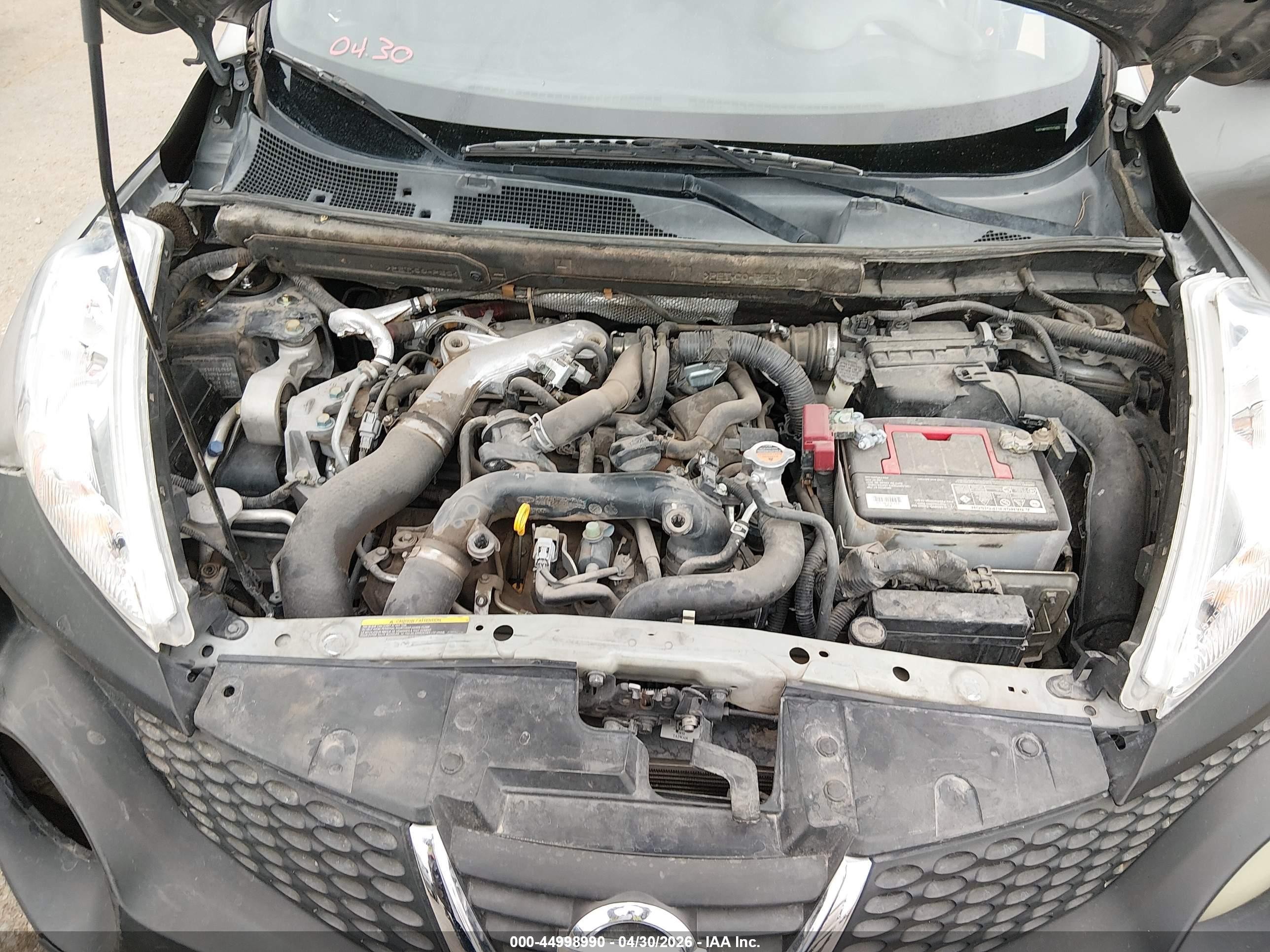 2013 Nissan Juke S Gray vin: JN8AF5MR7DT212489