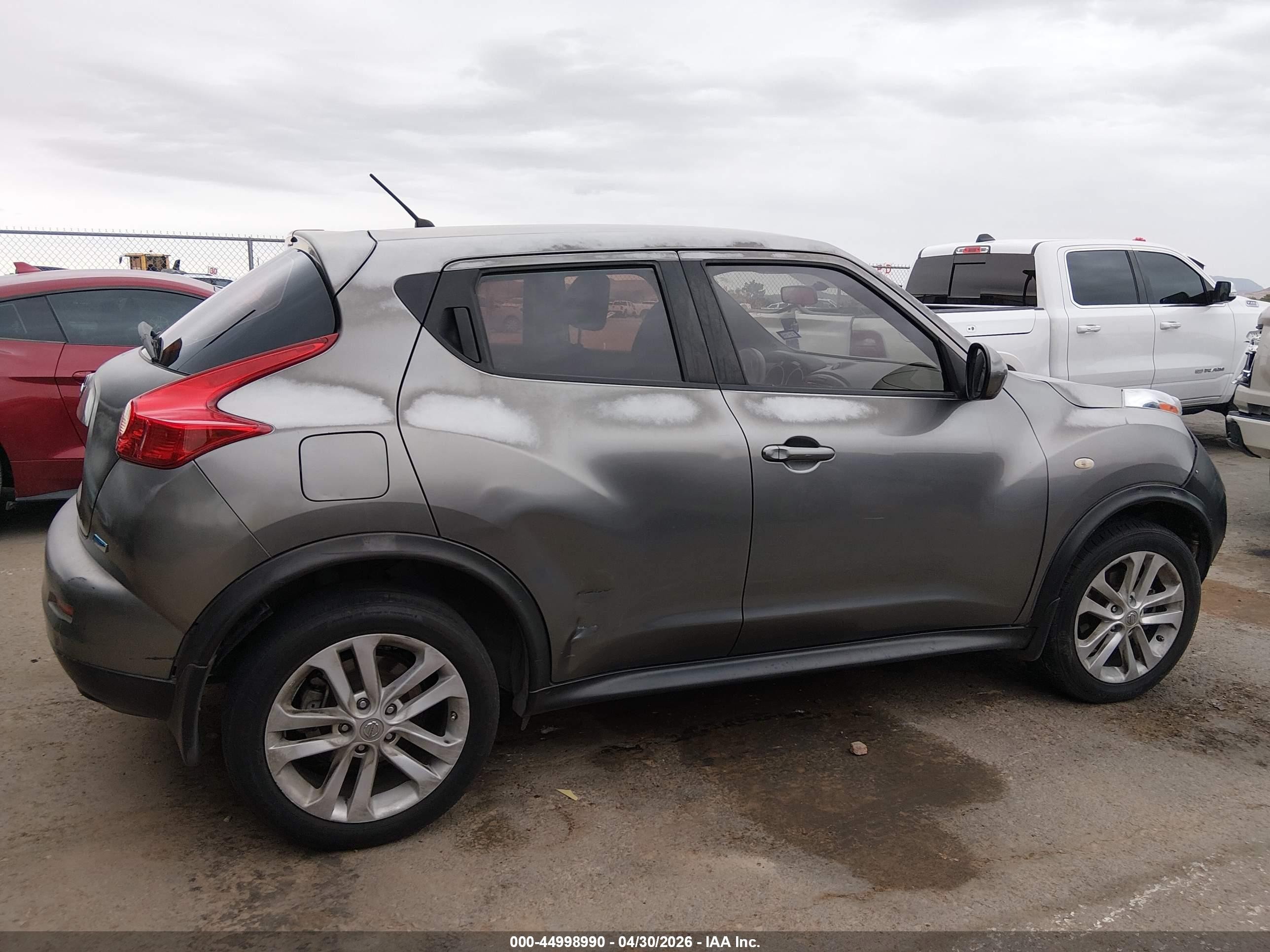 2013 Nissan Juke S Gray vin: JN8AF5MR7DT212489