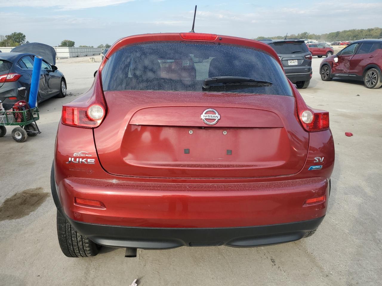 2013 Nissan Juke S Красный vin: JN8AF5MR7DT217451
