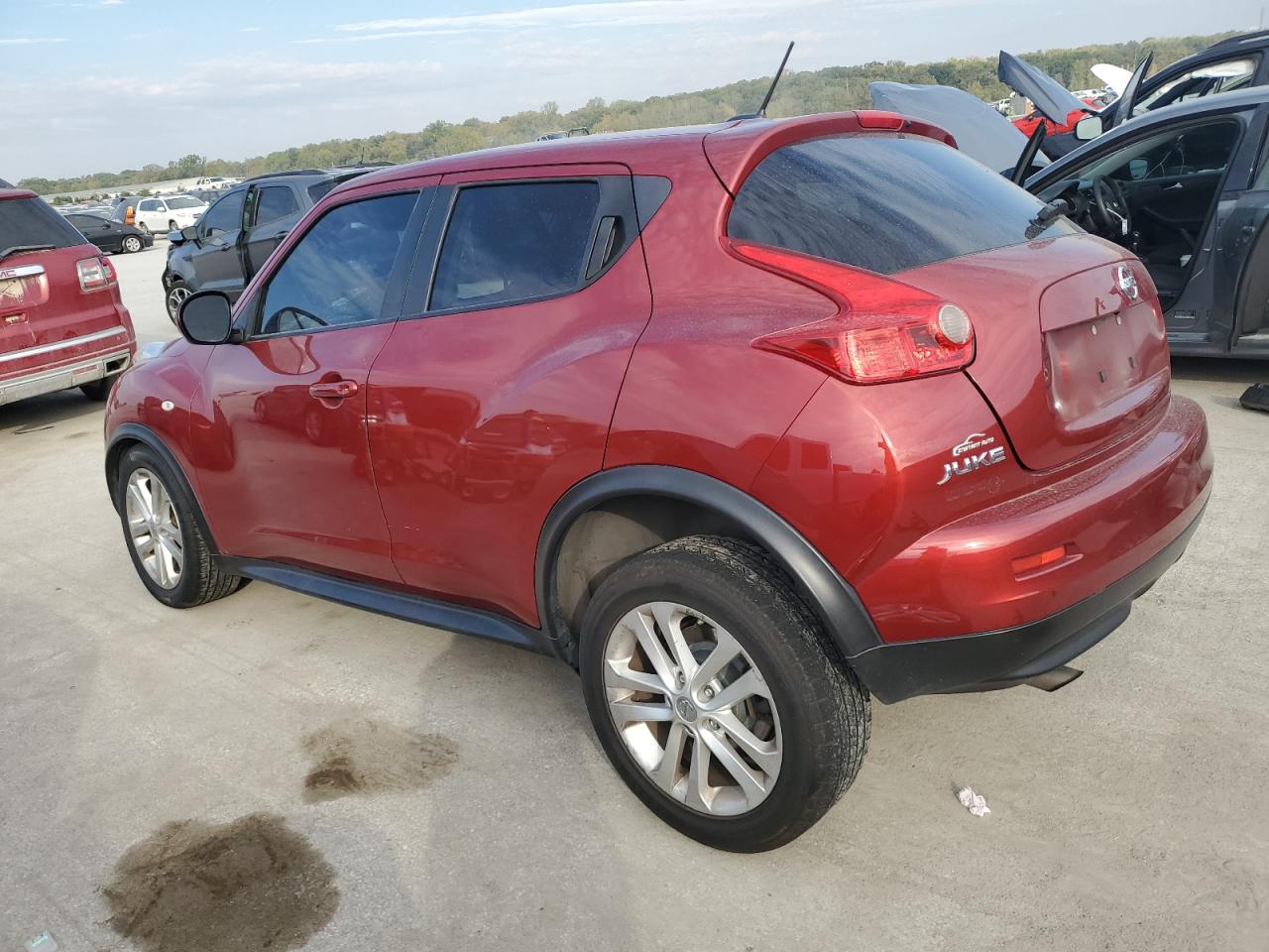 2013 Nissan Juke S Красный vin: JN8AF5MR7DT217451