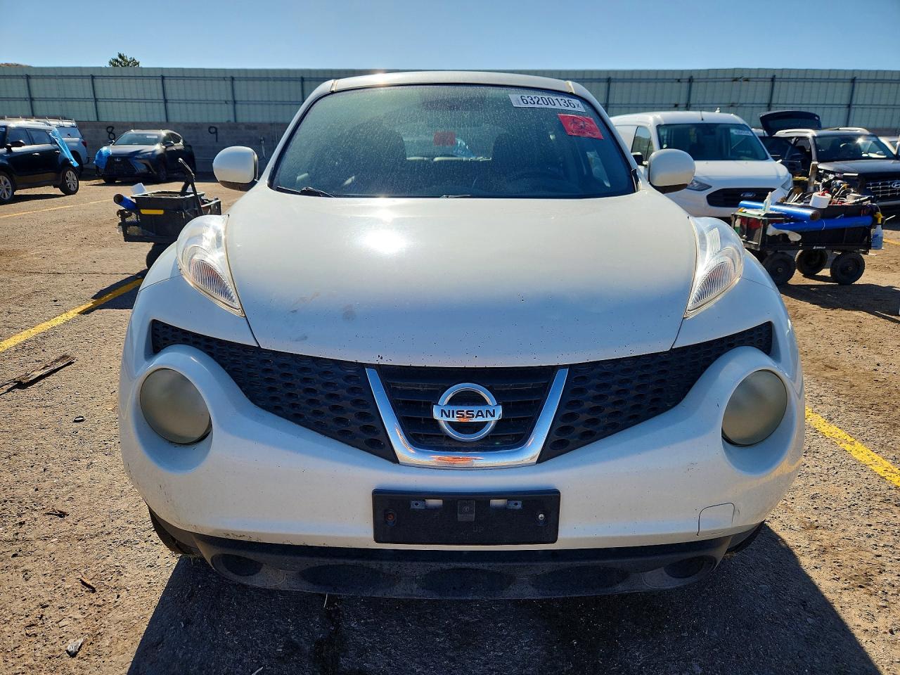 2013 Nissan Juke S White vin: JN8AF5MR7DT221192