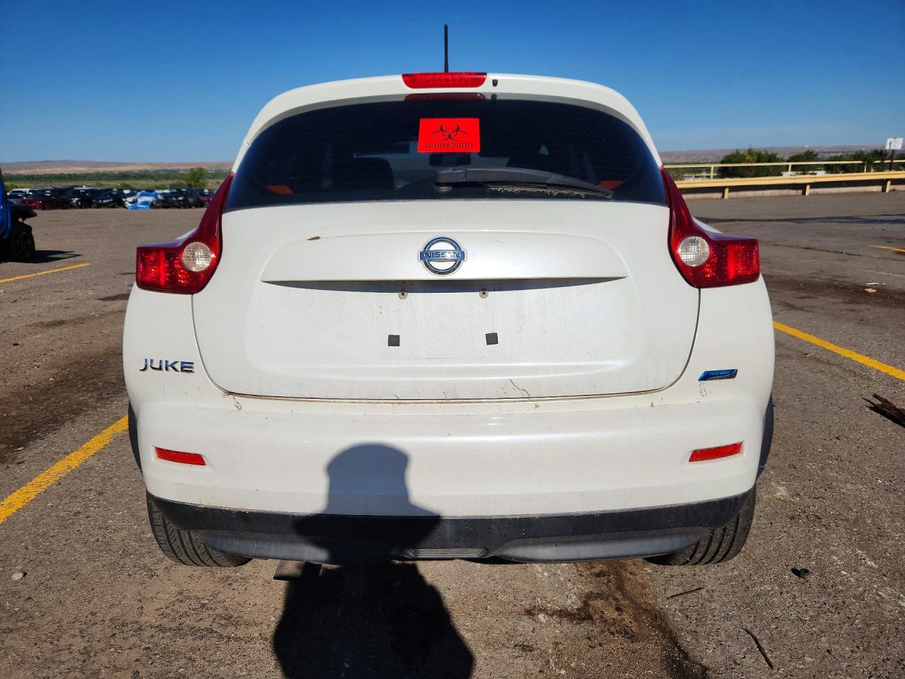 2013 Nissan Juke S White vin: JN8AF5MR7DT221192