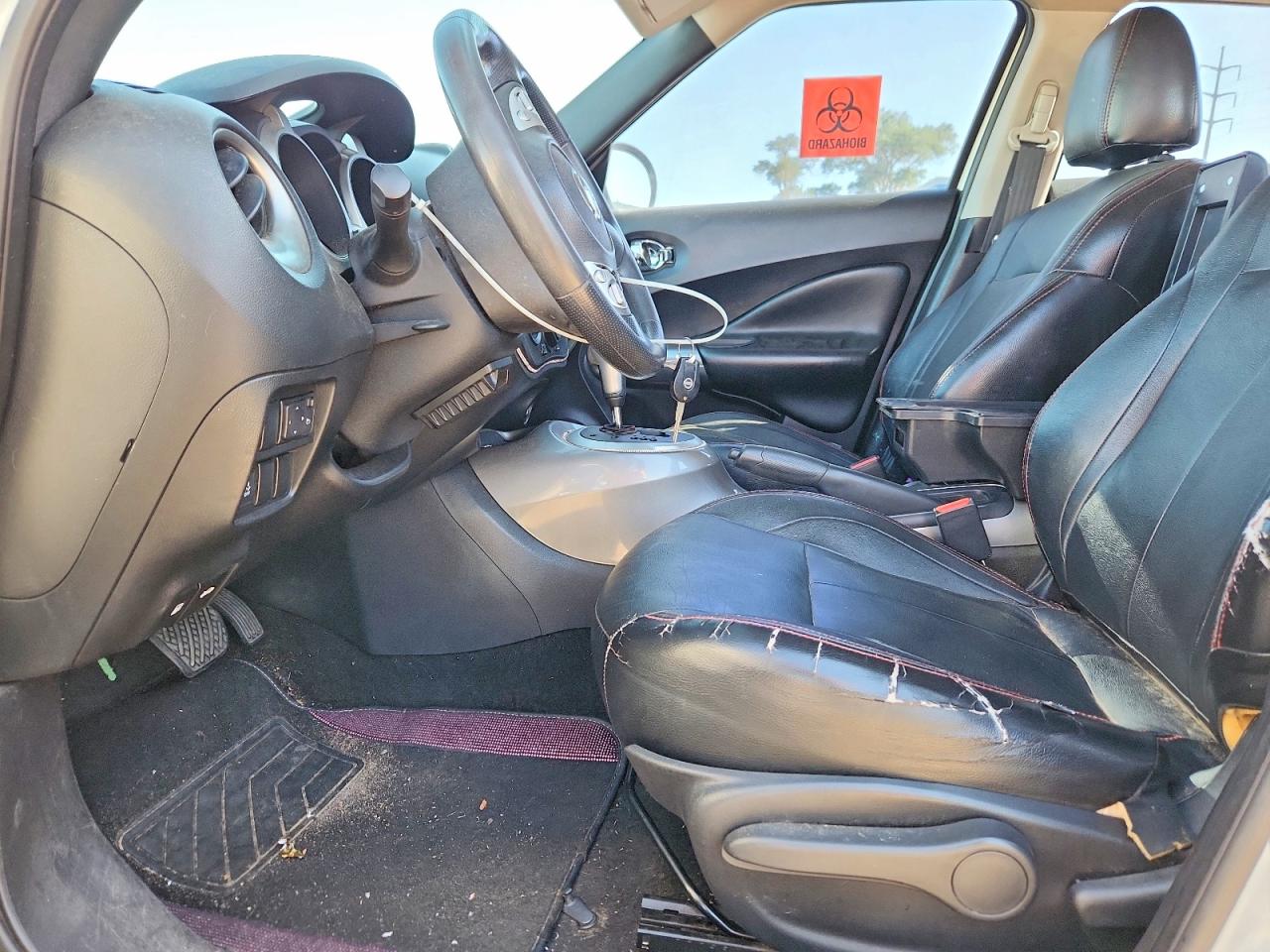 2013 Nissan Juke S White vin: JN8AF5MR7DT221192