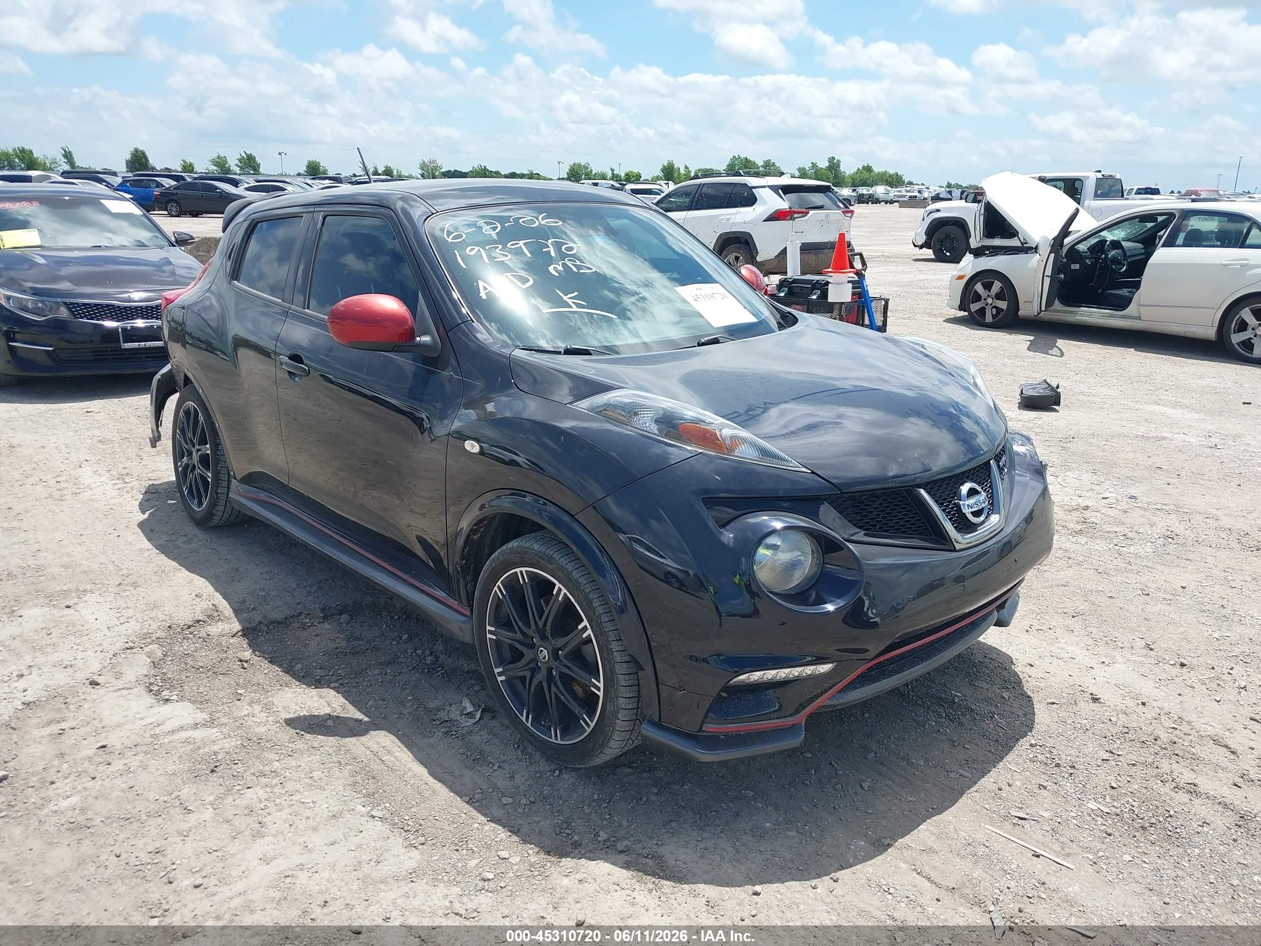 2013 Nissan Juke Nismo Black vin: JN8AF5MR7DT226375