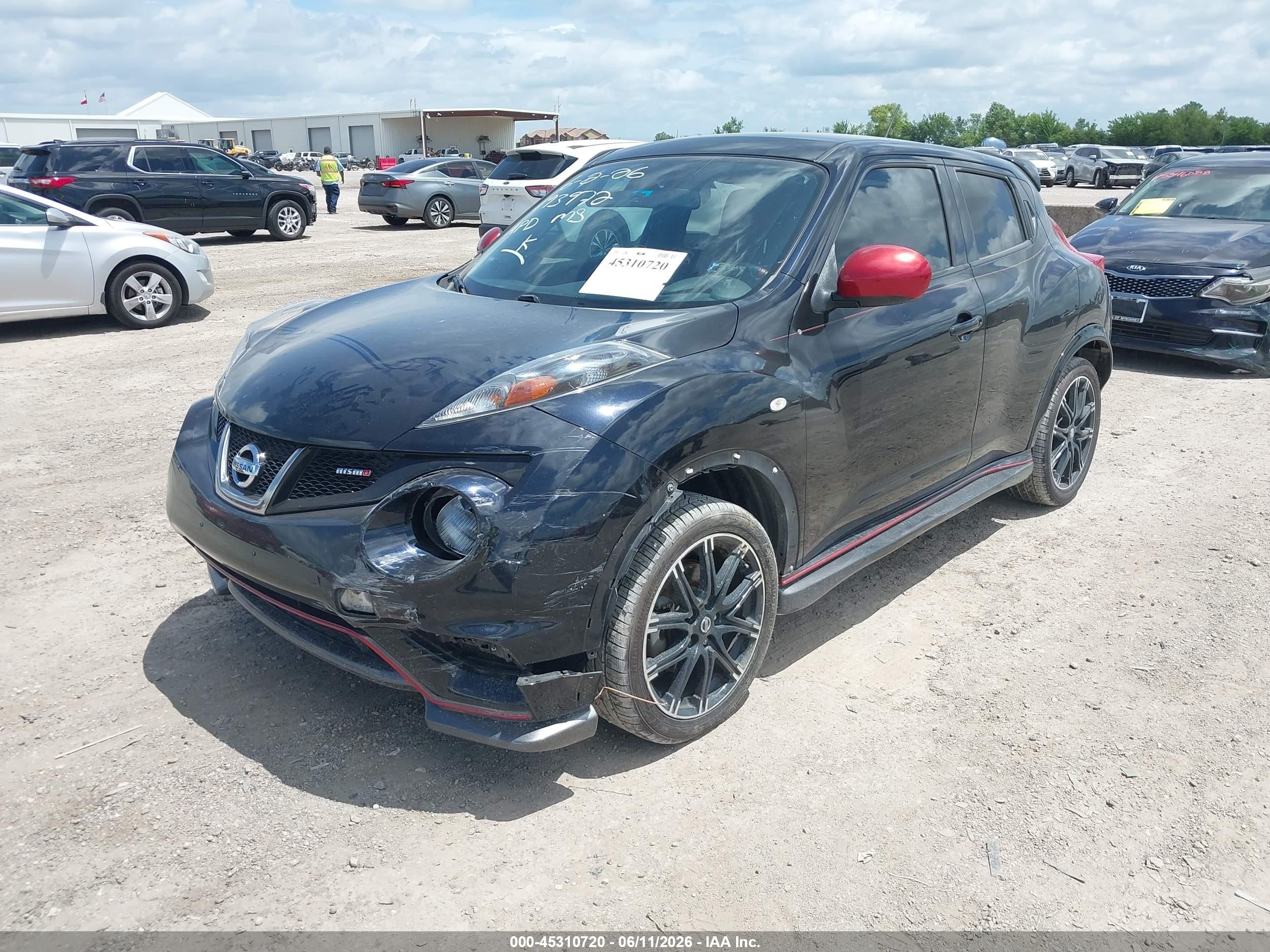 2013 Nissan Juke Nismo Black vin: JN8AF5MR7DT226375
