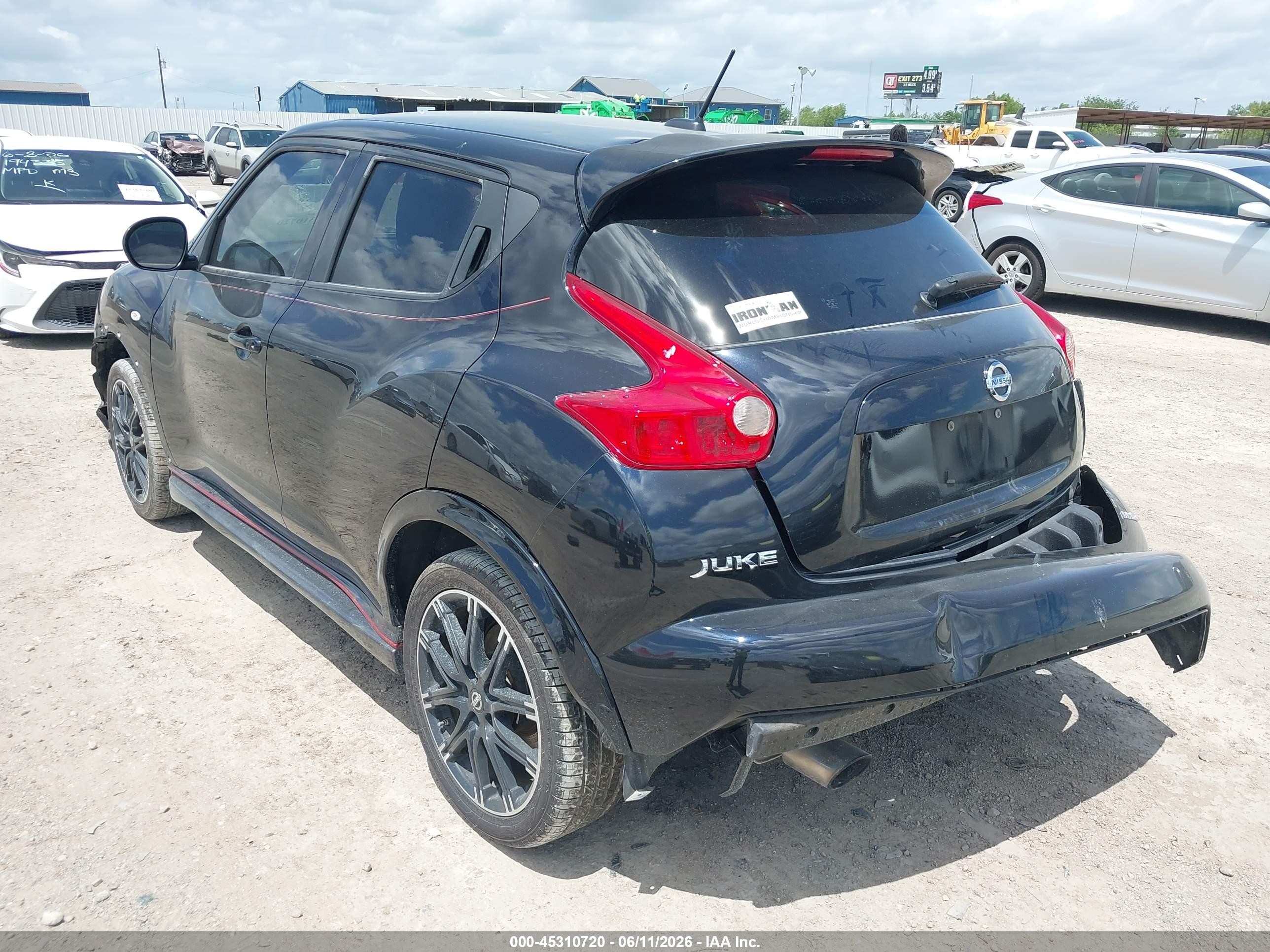 2013 Nissan Juke Nismo Black vin: JN8AF5MR7DT226375