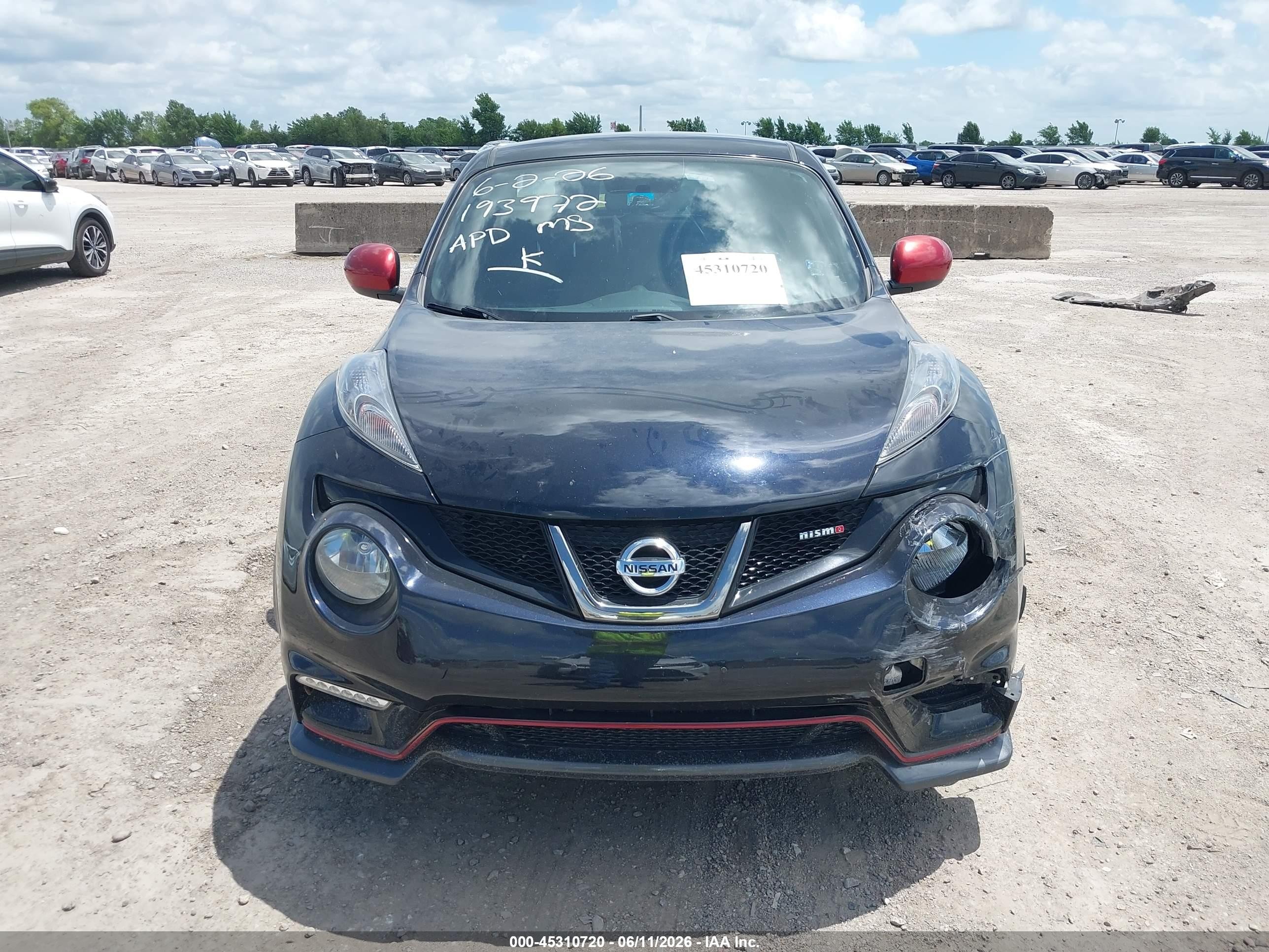 2013 Nissan Juke Nismo Black vin: JN8AF5MR7DT226375