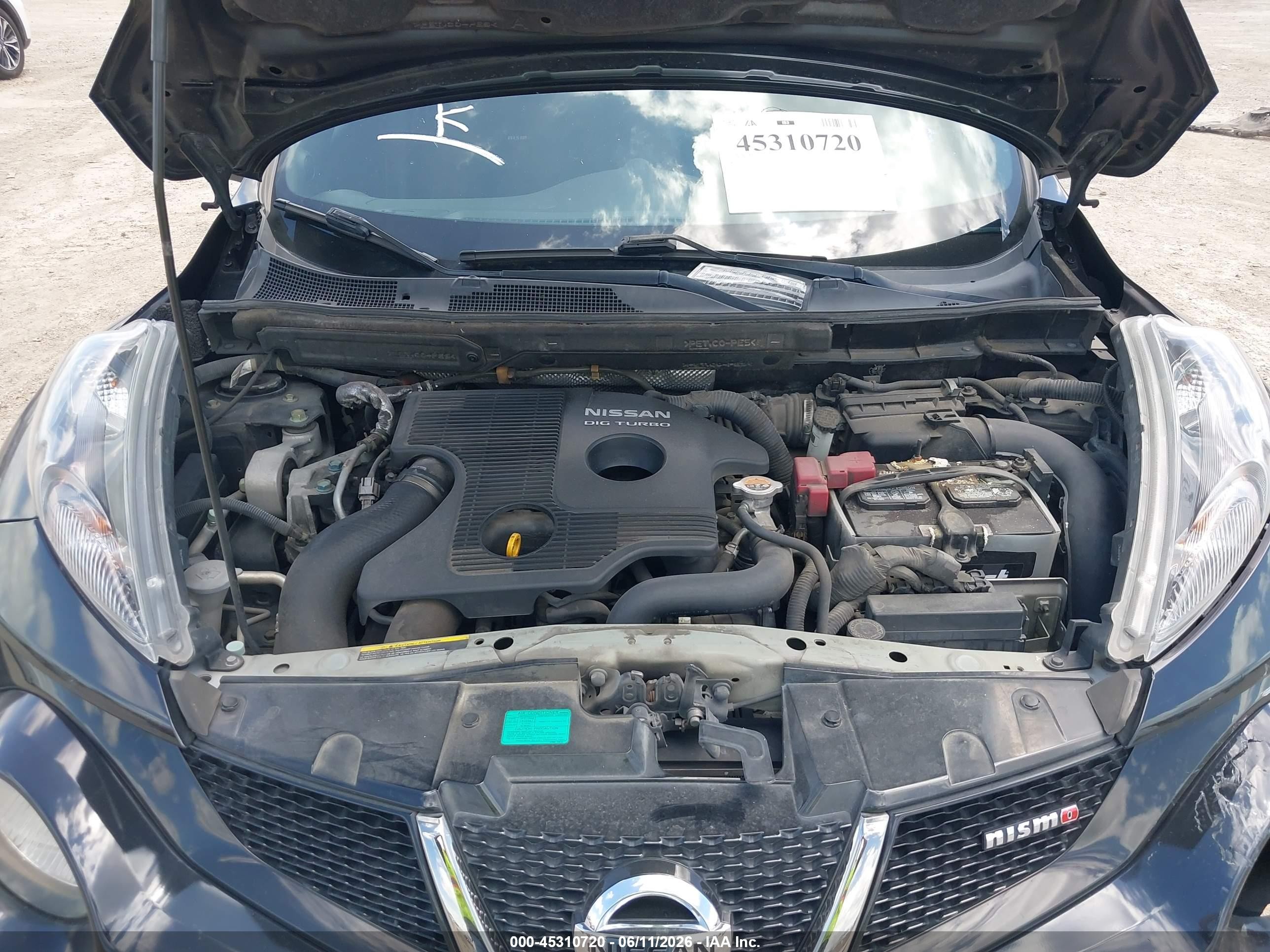 2013 Nissan Juke Nismo Black vin: JN8AF5MR7DT226375