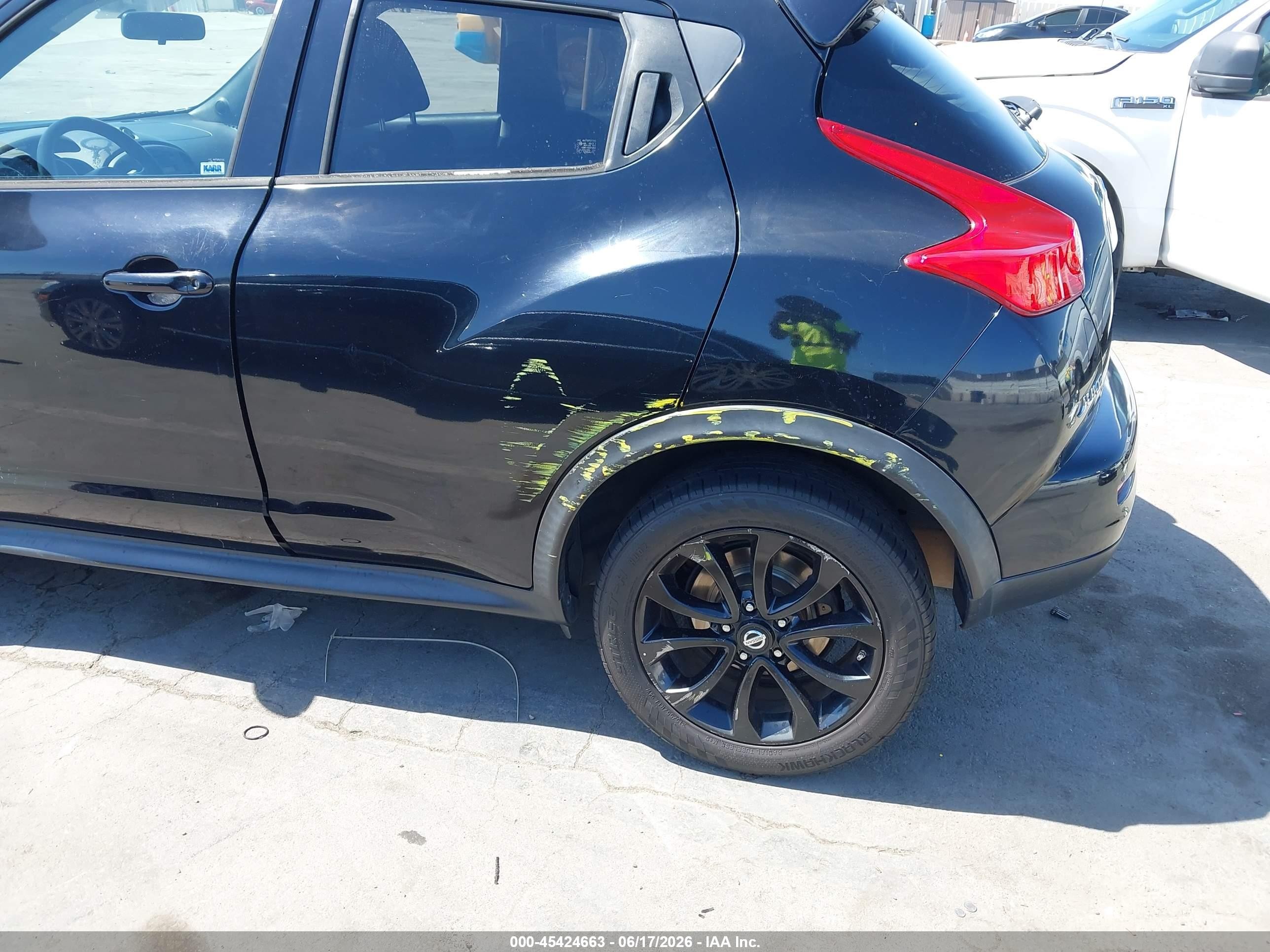 2014 Nissan Juke S Black vin: JN8AF5MR7ET356514