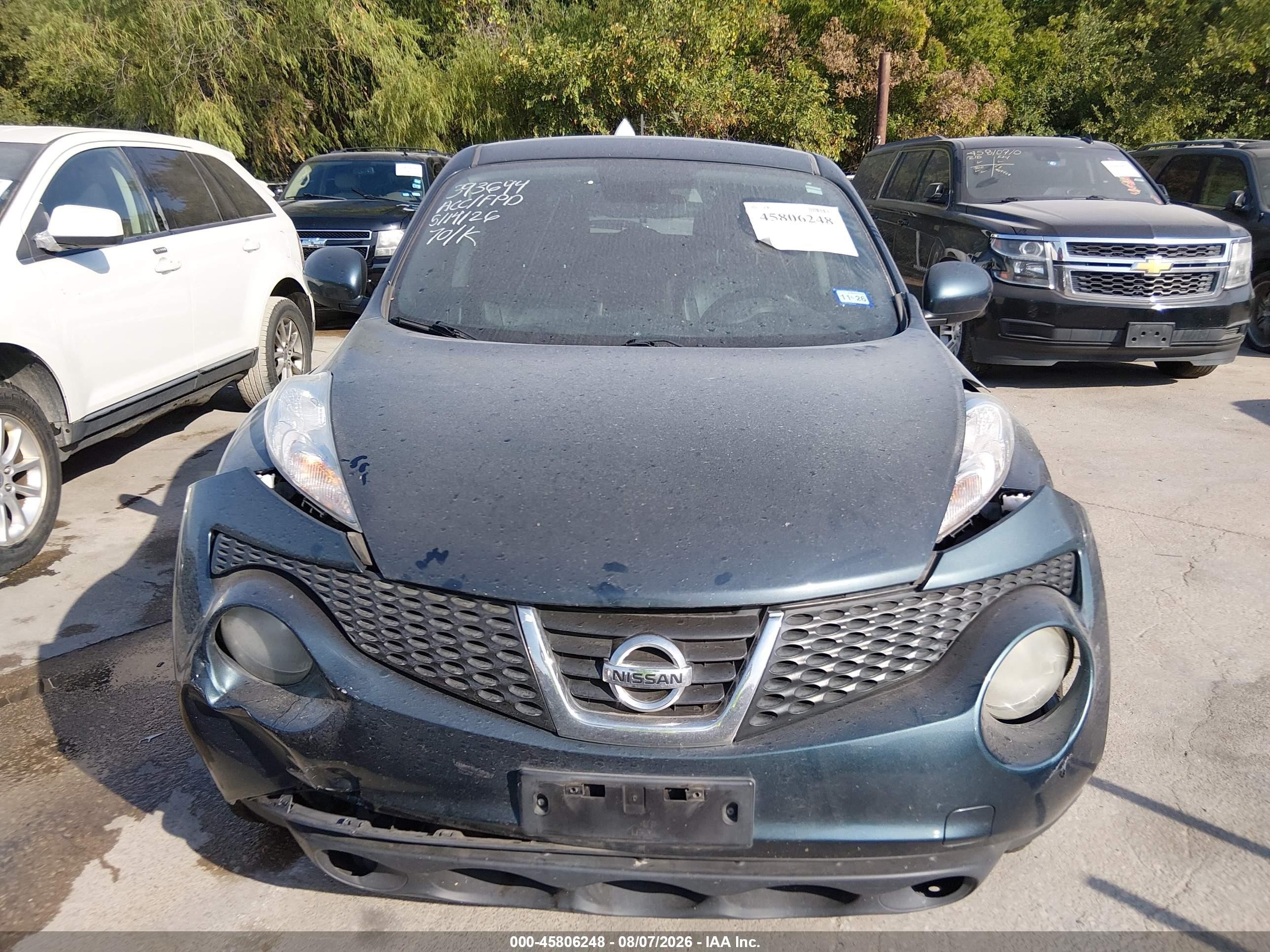 2014 Nissan Juke Sl Blue vin: JN8AF5MR7ET360529