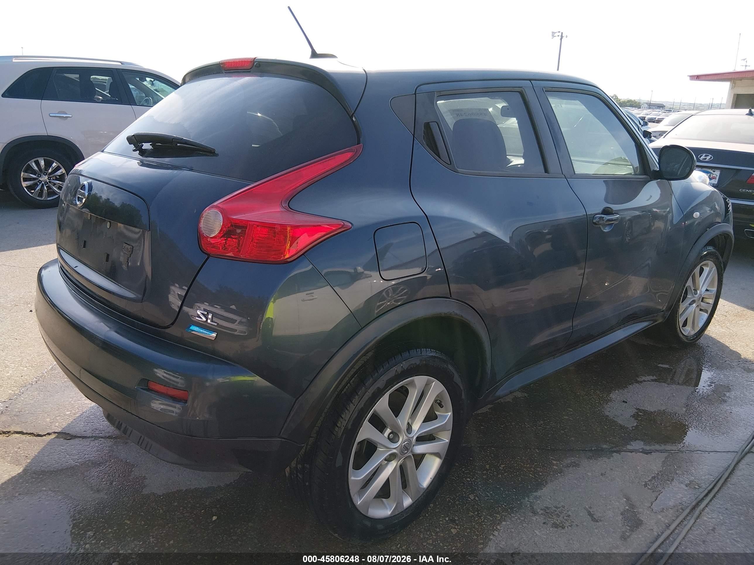 2014 Nissan Juke Sl Blue vin: JN8AF5MR7ET360529