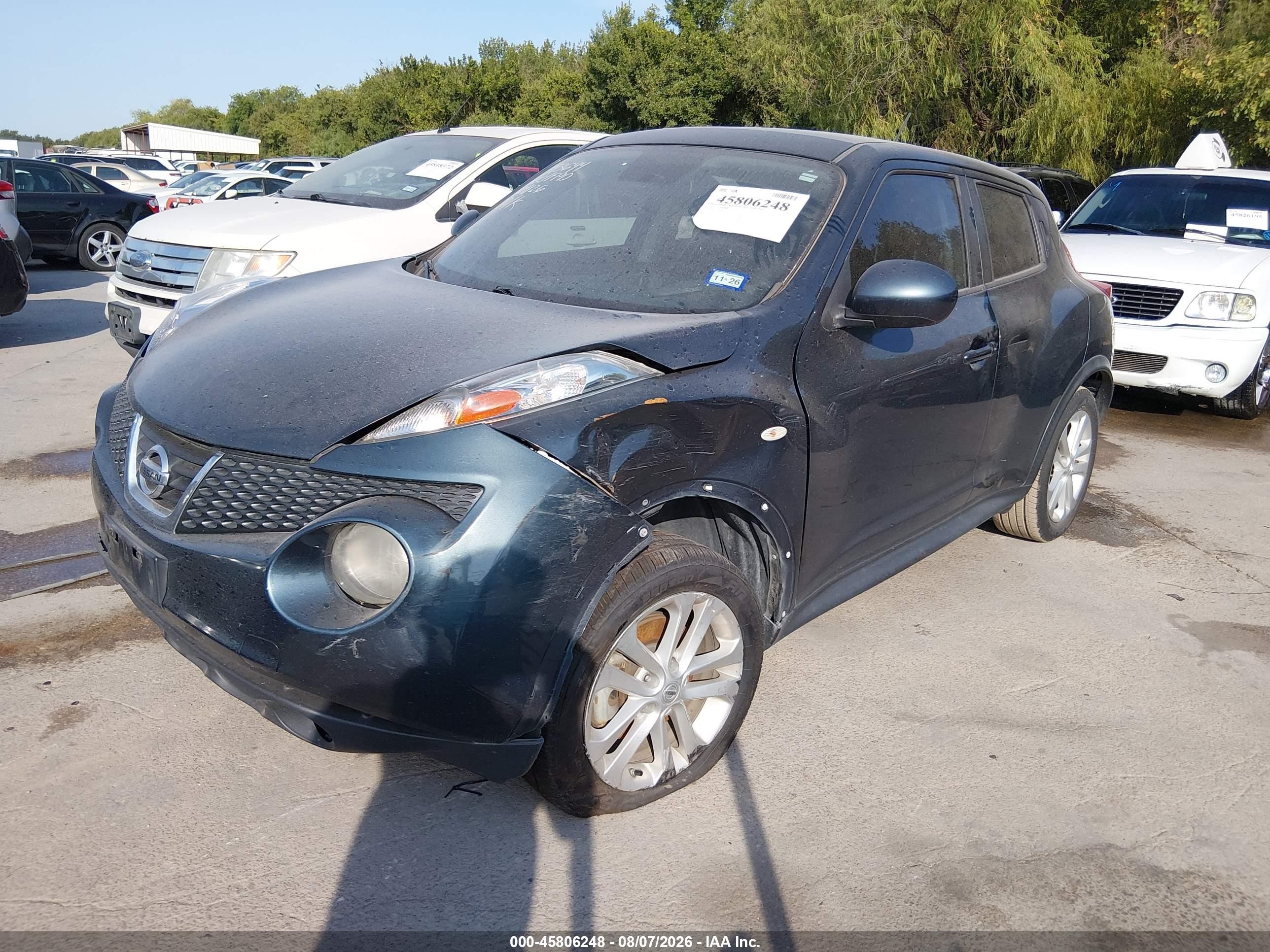 2014 Nissan Juke Sl Blue vin: JN8AF5MR7ET360529