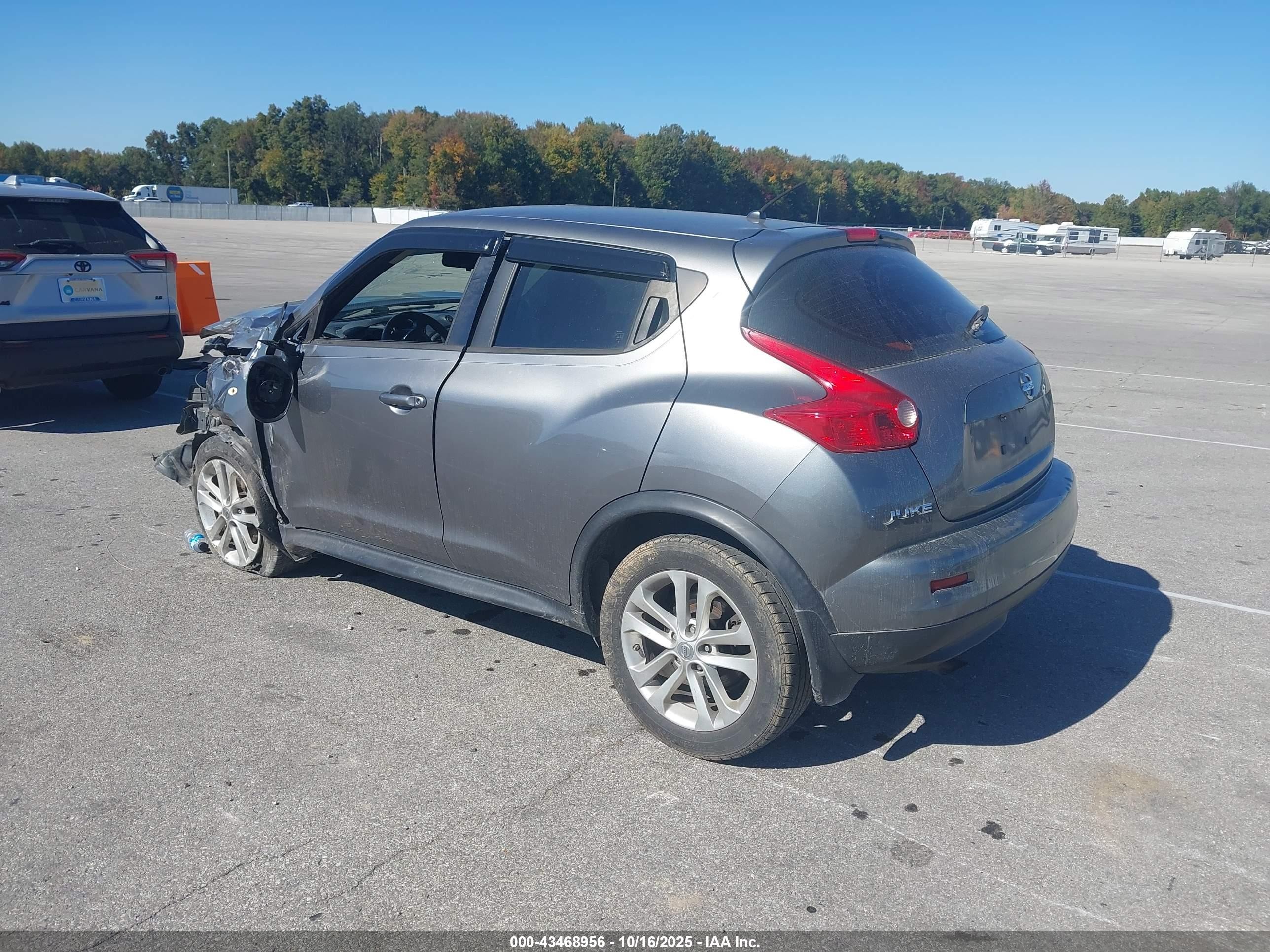 2014 Nissan Juke Nismo/s/sl/sv Gray vin: JN8AF5MR7ET361647