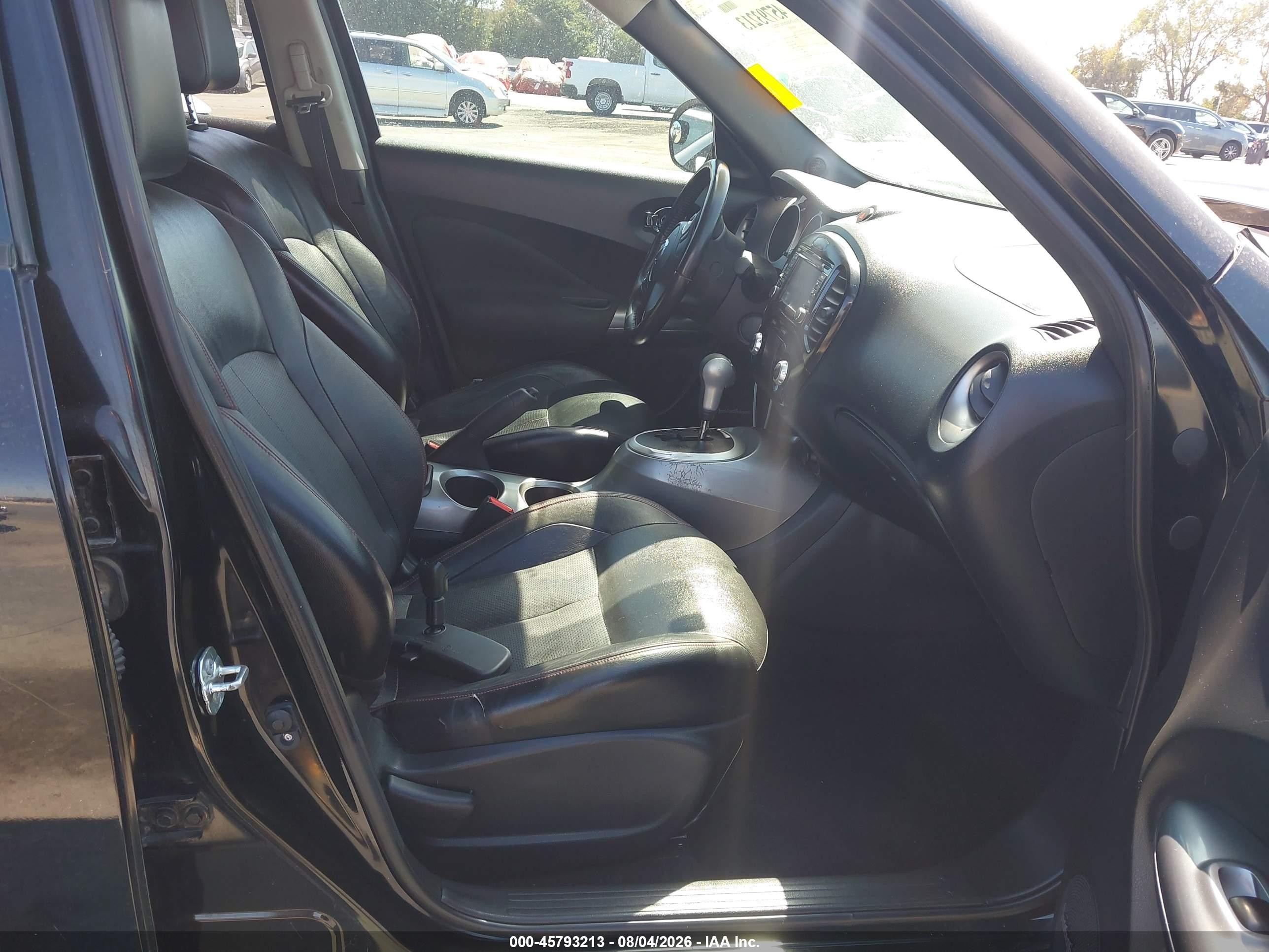 2014 Nissan Juke Sl Black vin: JN8AF5MR7ET452384