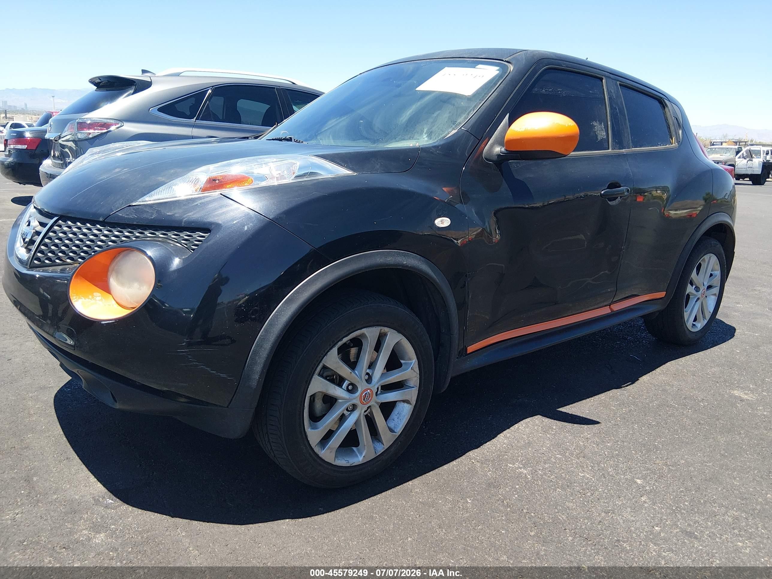 2014 Nissan Juke S Черный vin: JN8AF5MR7ET453924