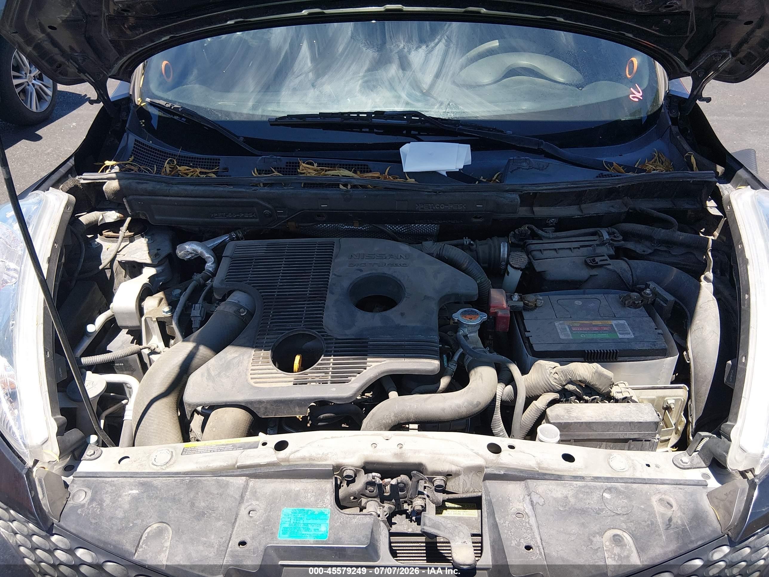 2014 Nissan Juke S Черный vin: JN8AF5MR7ET453924