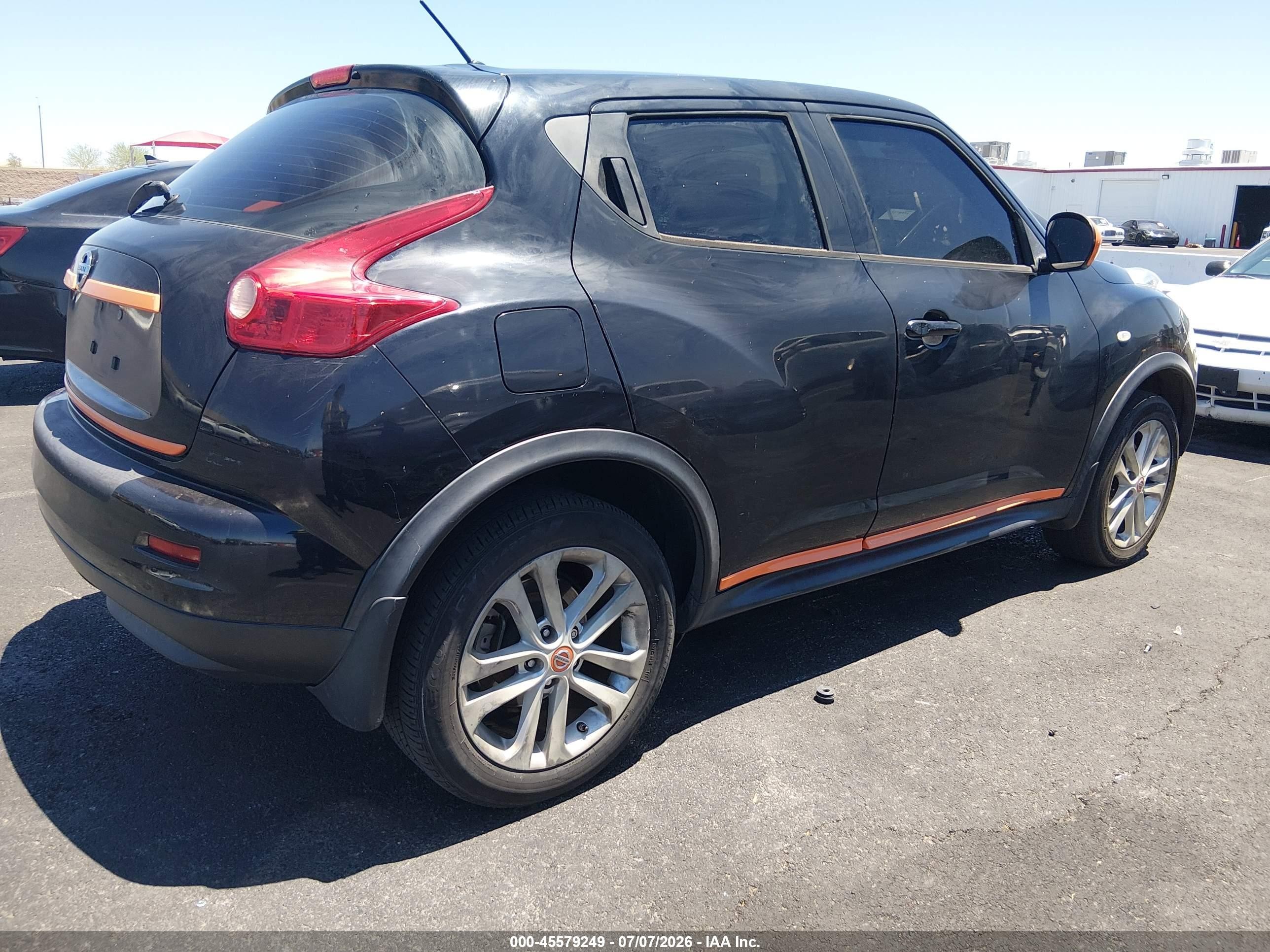 2014 Nissan Juke S Черный vin: JN8AF5MR7ET453924
