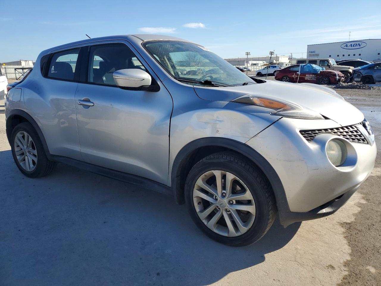 2015 Nissan Juke S Silver vin: JN8AF5MR7FT506851