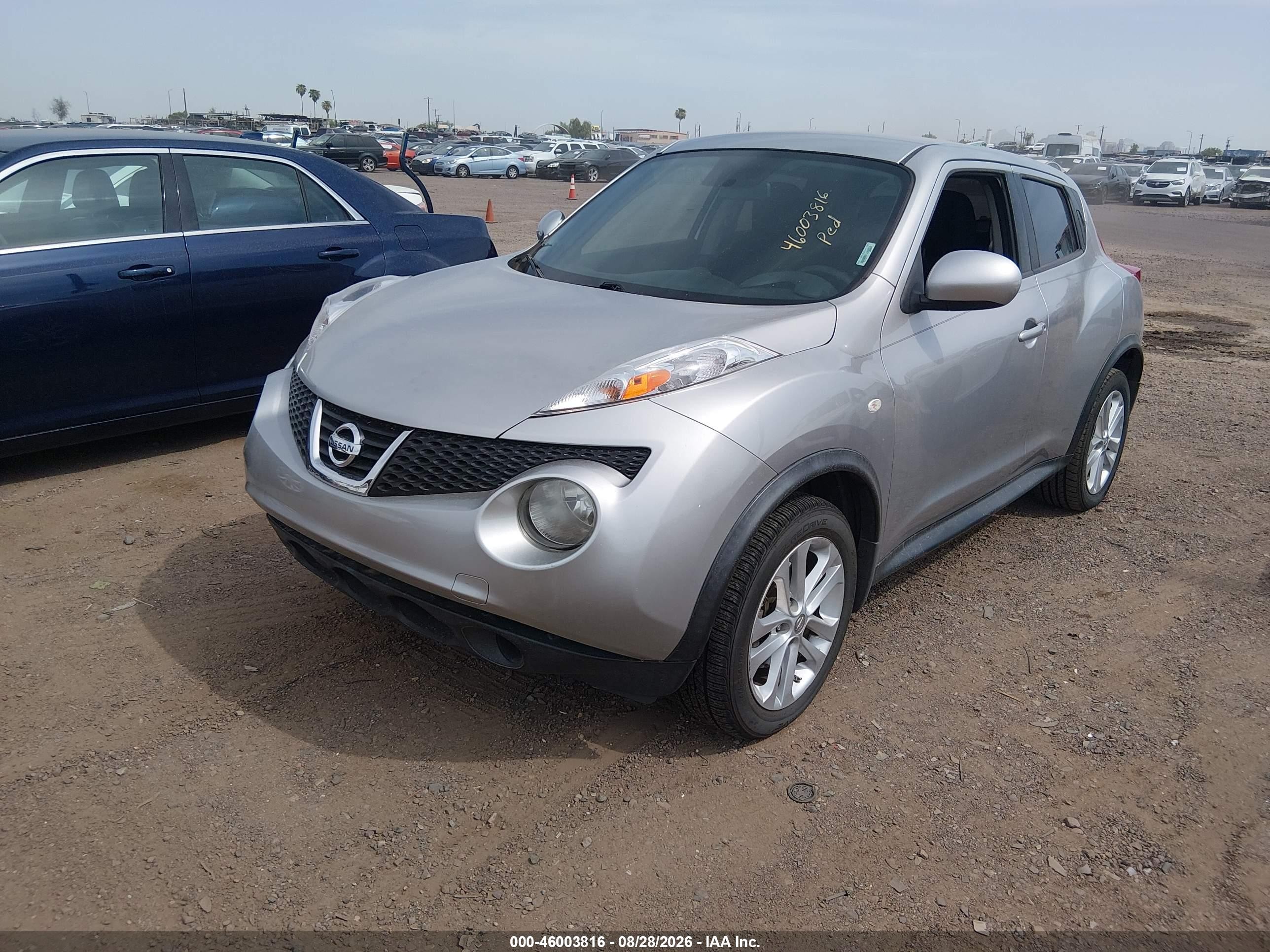 2011 Nissan Juke S Silver vin: JN8AF5MR8BT001685