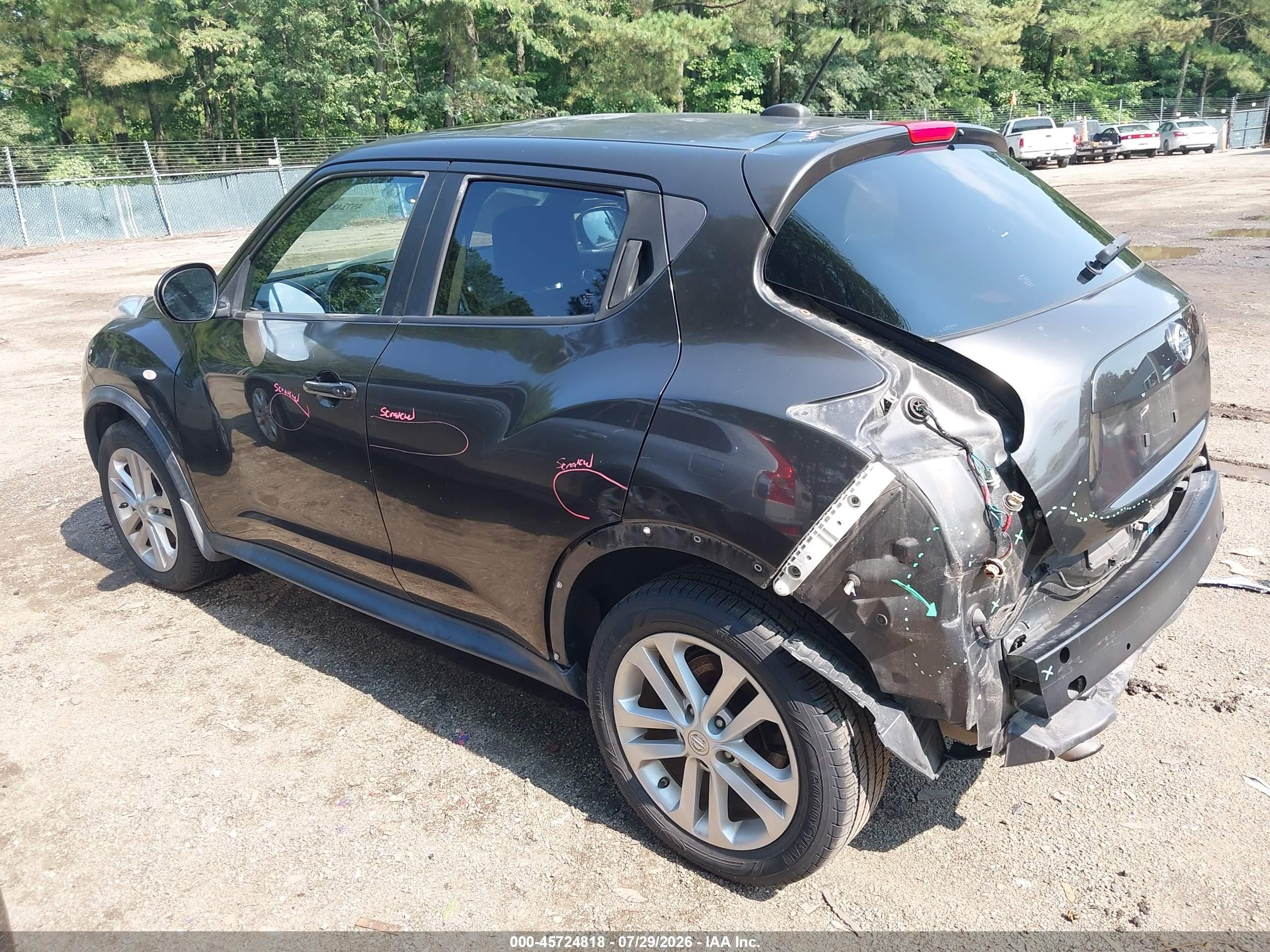 2011 Nissan Juke Sv Gray vin: JN8AF5MR8BT018017