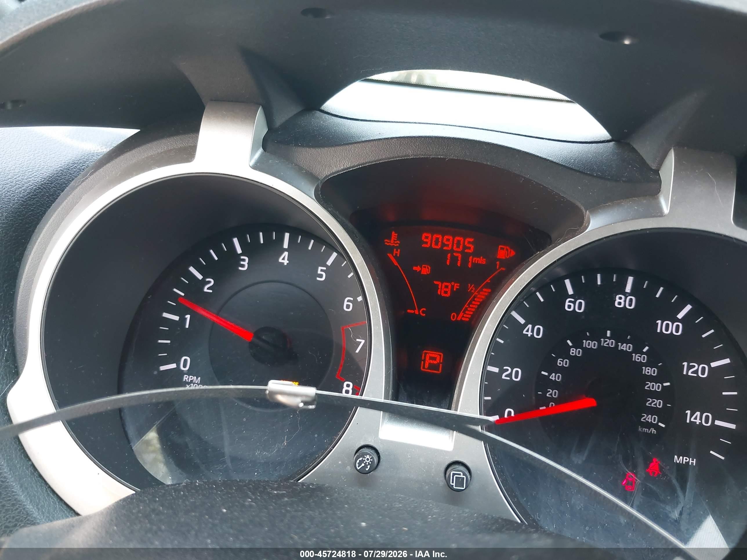 2011 Nissan Juke Sv Gray vin: JN8AF5MR8BT018017