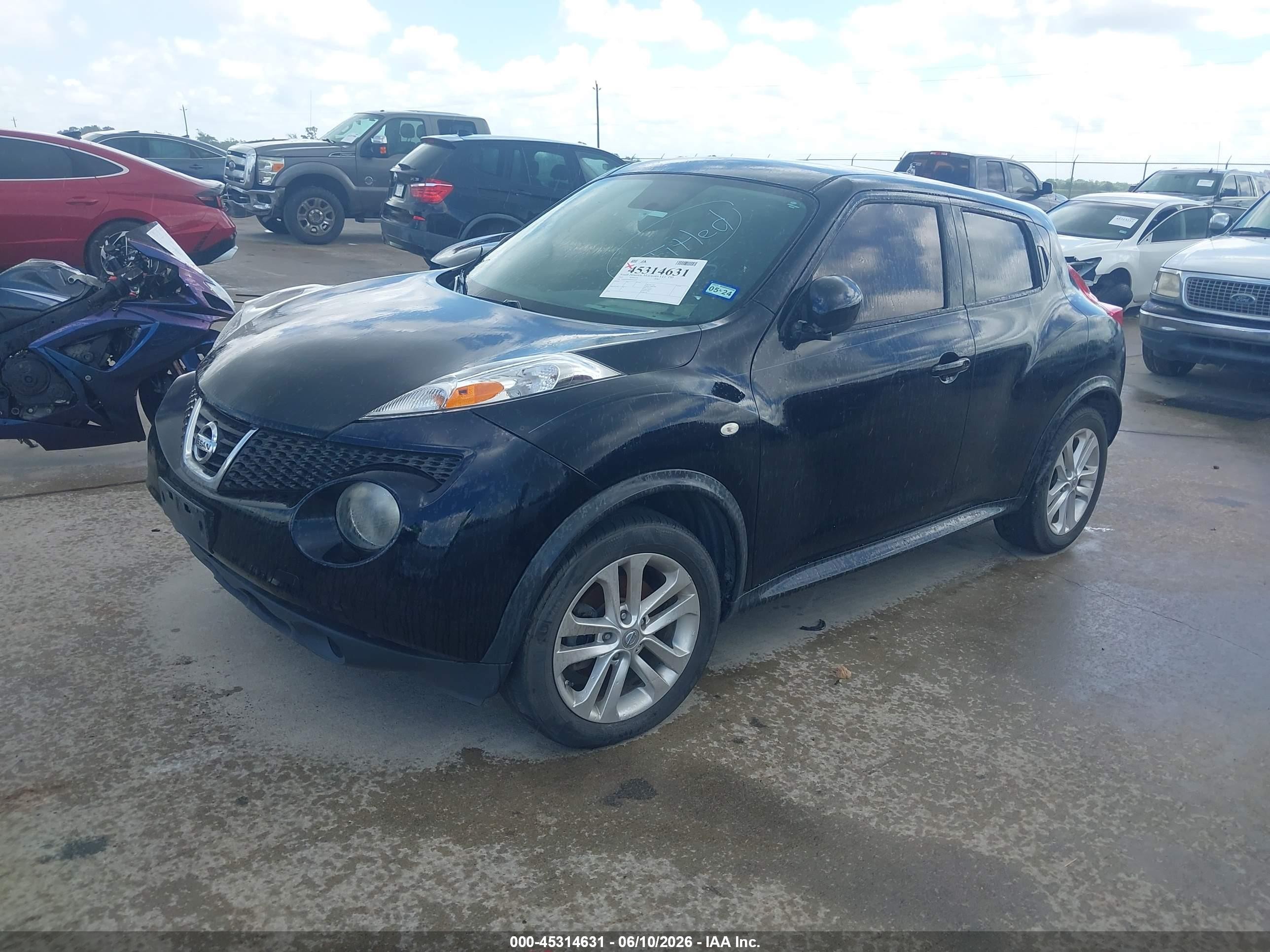 2011 Nissan Juke Sv Black vin: JN8AF5MR8BT022505